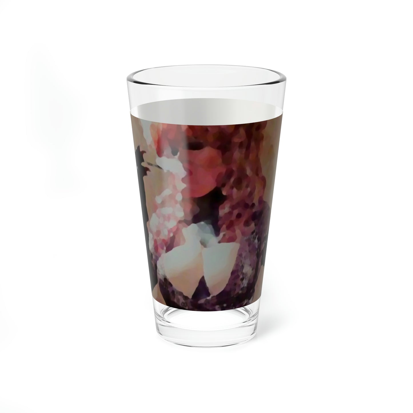 Mixing Glass, 16oz ...  A Colleague Overseas ... 'Enjoying A Fag' ... Original Works ... "April Fools 2023" ... Hot-Tranny-Smoke ...