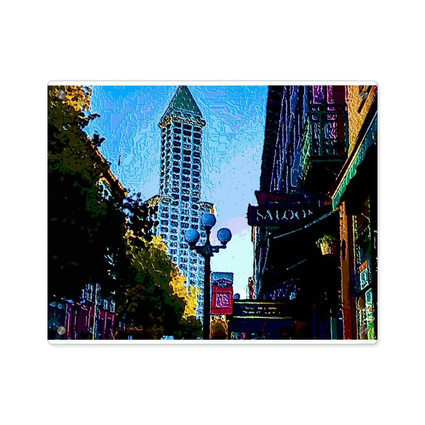 Acrylic Wall Art Panels ...  Pioneer Square & Smith Tower ... 'That World Famous View' ... Colleague Supplied Photo ... Original Works ...
