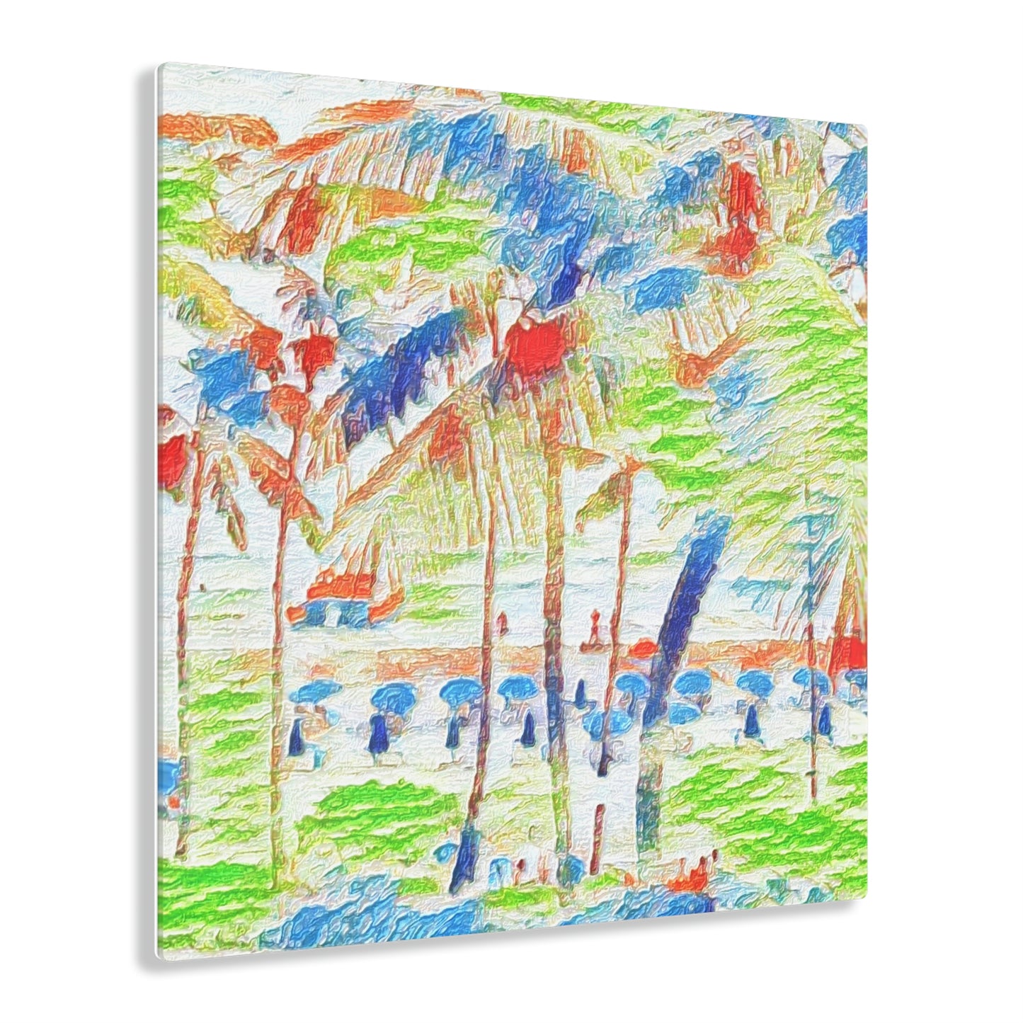 Acrylic Prints ... "The Royal Hawai'ian: Waikiki Beach_Beach" ... Honolulu, HI ... Ocotber 2014 (Halloween) ... Original Works ...