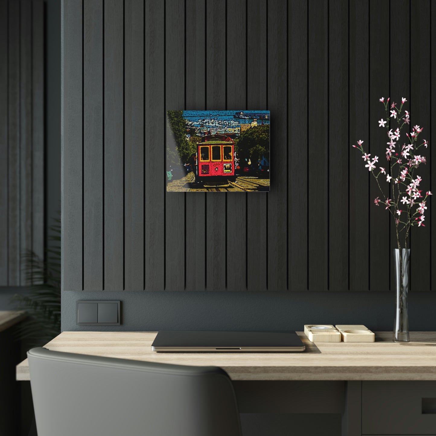 Acrylic Prints ... San Francisco ... 'A Rice-A-Roni-Treat' ... "A Cable Car Classic" ... Family Archives: 1973 ... Original Works ...