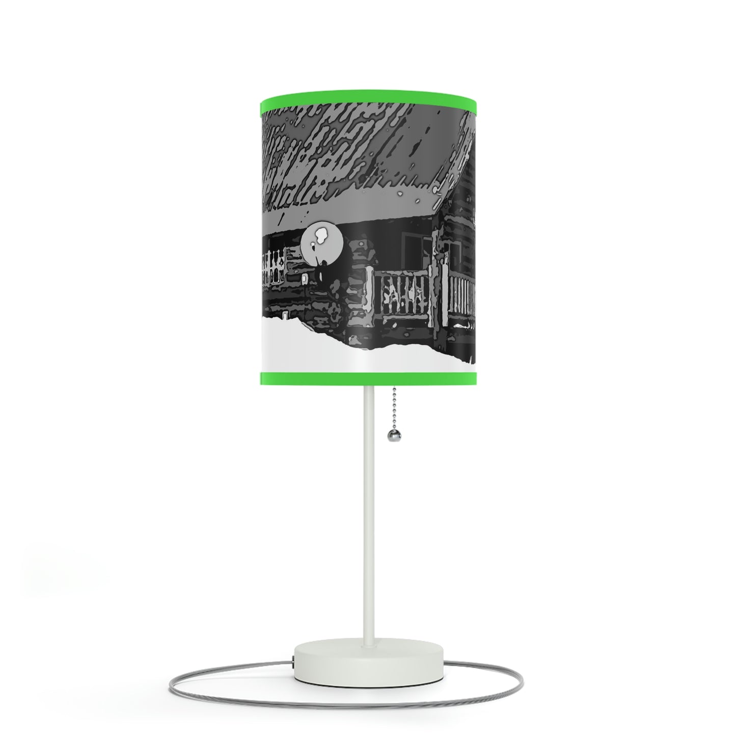 Lamp on a Stand, US|CA plug ... A Beautiful Lodge & Back-Country Outfitter In A Mountain Town ... 'Dixie, Idaho, November 2022' ... Original Works ...