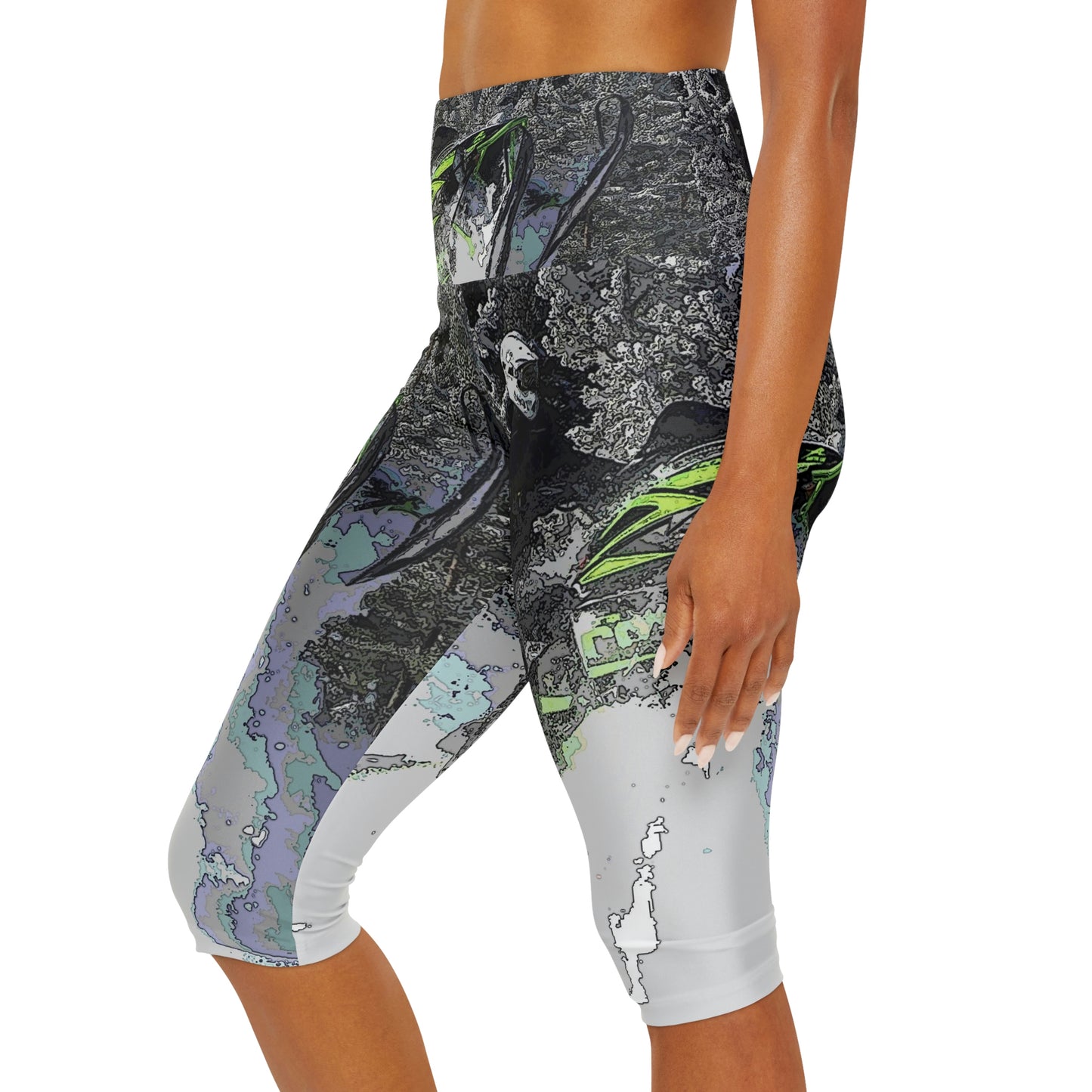 Yoga Capri Leggings ... Come Fly With The Professionals ... CIP-Airways ... 'Getting-Er-Done' ... Original Works ... December 2022 ...
