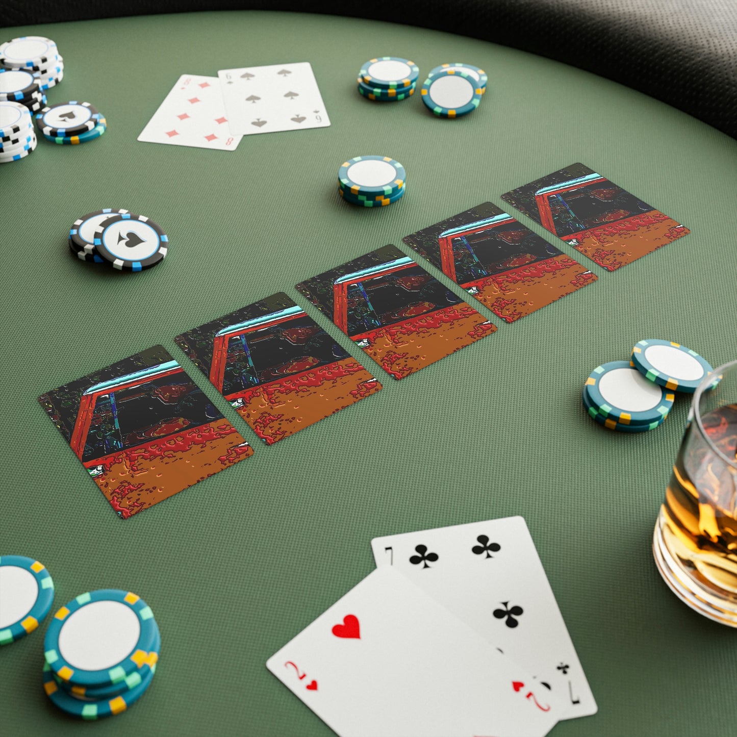 Poker Cards ... How-To-Drive-Idaho's-Mountain_Roads ... "Like A Professional' ... "Truckin' Like The Doo-Dah-Man" ...
