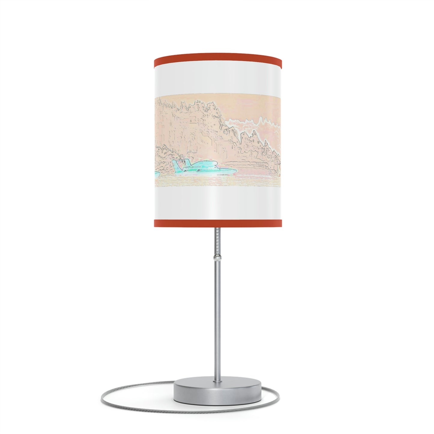 Lamp on a Stand, US|CA plug ... Seattle Columbia Cup On Lake Washington ... "Dave Wilcox Heads For The Win" ... Associate Gift-Photo ... Original Works ...