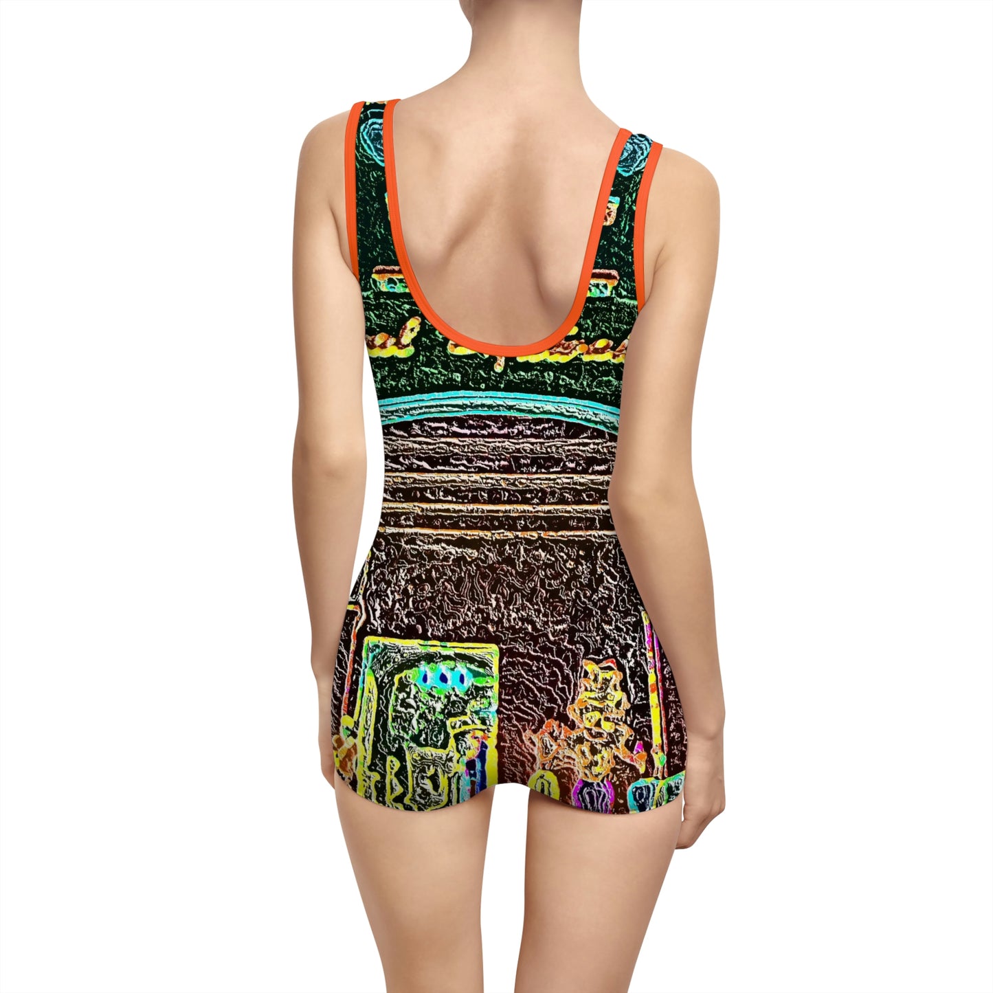 Women's Vintage Swimsuit ... "La Grande Entree" At: 'The Pink Palace' ... The Royal Hawai'ian ... Honolulu, HI ... '27Oct2014' ... Original Works ...