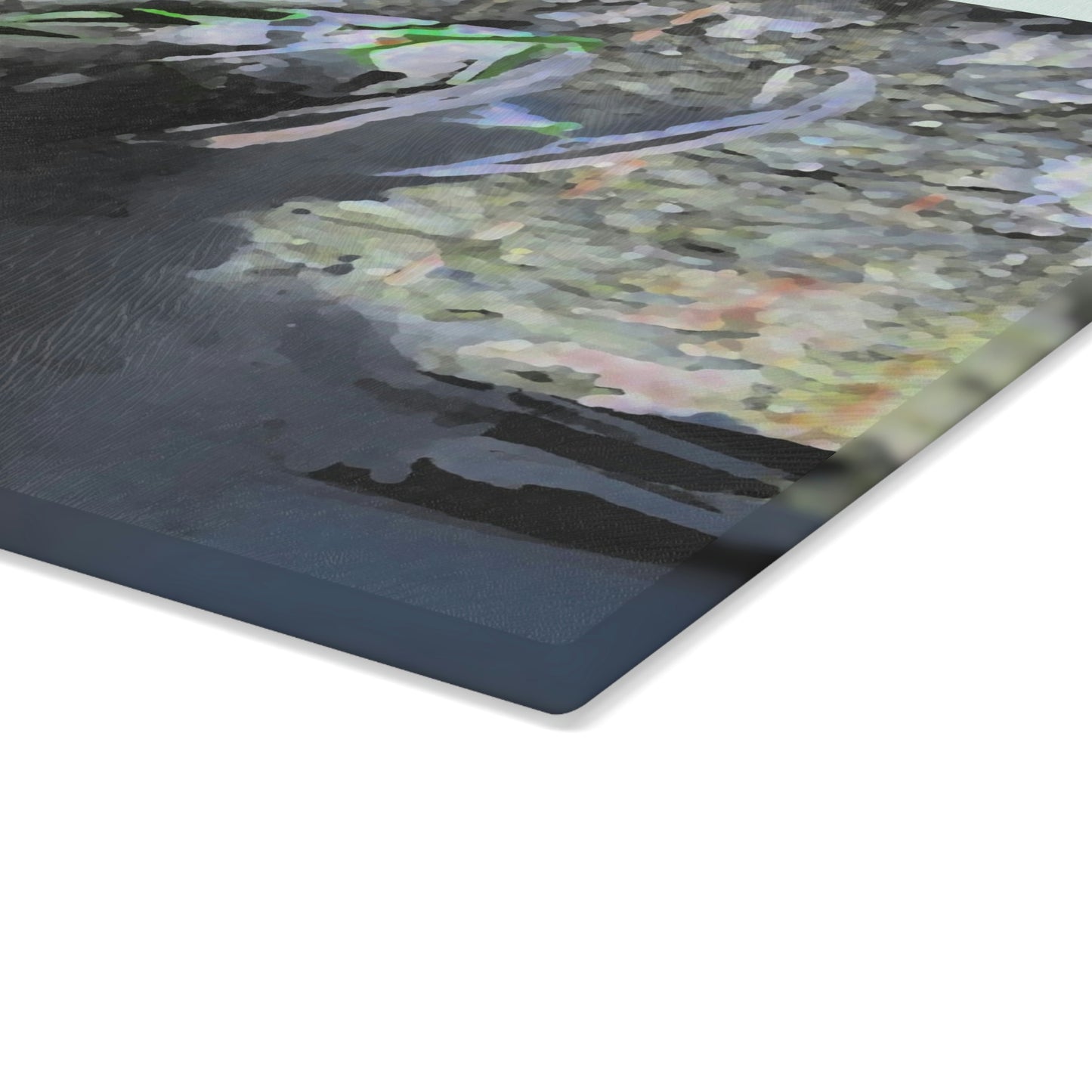Glass Cutting Board ...  "Come Fly With Us At CIP Airways" .. CIP: Central_Idaho-Properties ...