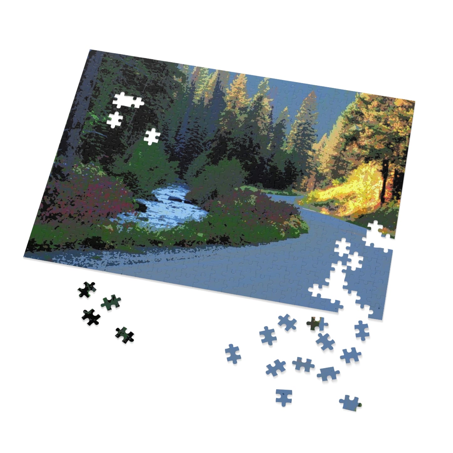 Jigsaw Puzzle (30, 110, 252, 500,1000-Piece) ... Piece-By-Piece ... "Count The Hours & Enjoy The Colors..!" ... Original Works: Phots' Photo: Les Objets D'Art ...