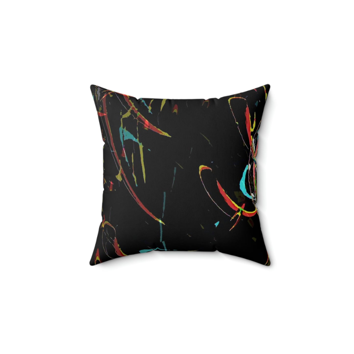 Spun Polyester Square Pillow ... "Waning Moon" ... Central Idaho ... October 2022 ... Rendering Time: 22 Hours ... Original Works ...