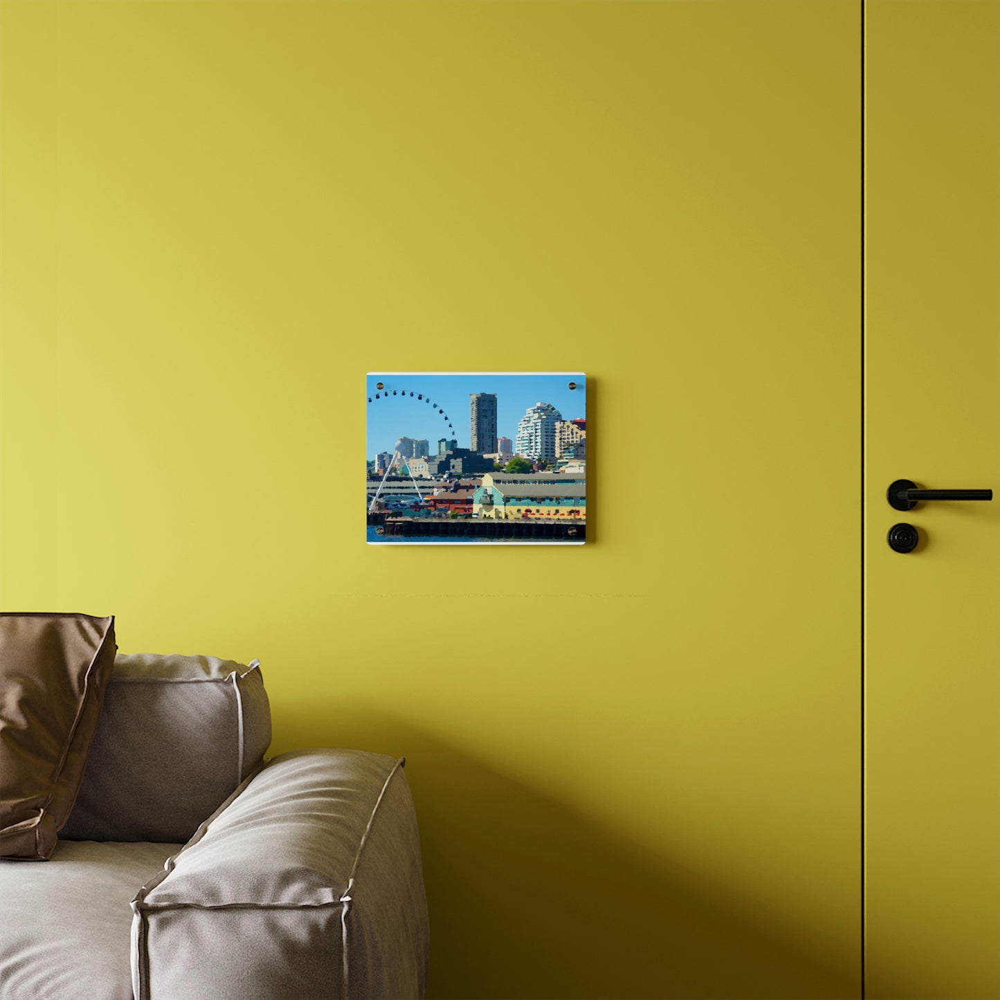 Acrylic Wall Art Panels ... That Classic Wheel ... 'Seattle's Wheel' ... & Old Classic Waterside Vendors ...  'Family Archives' ... Original Works ...