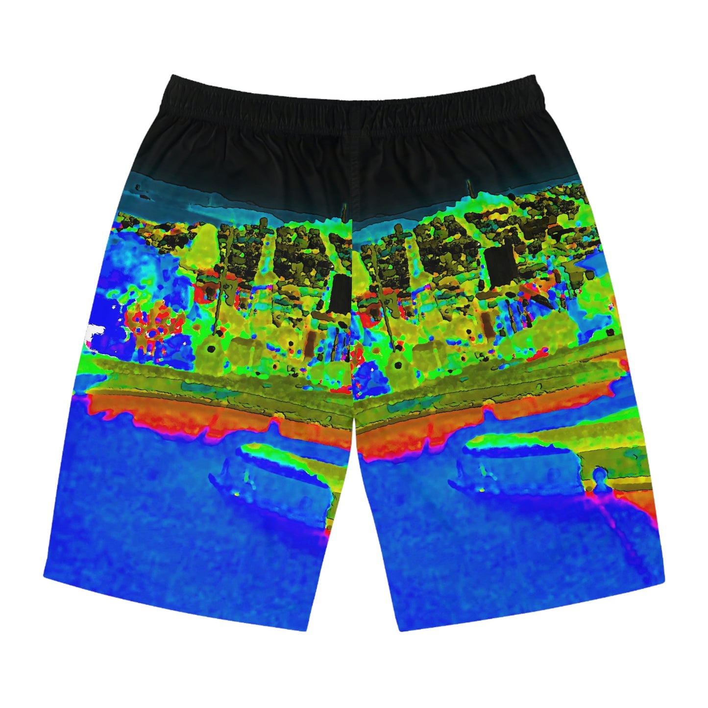 Men's Board Shorts (AOP) ... "Lombard Street San Francisco, CA, USA" ... Family Archives 1970's ... Original Works ...