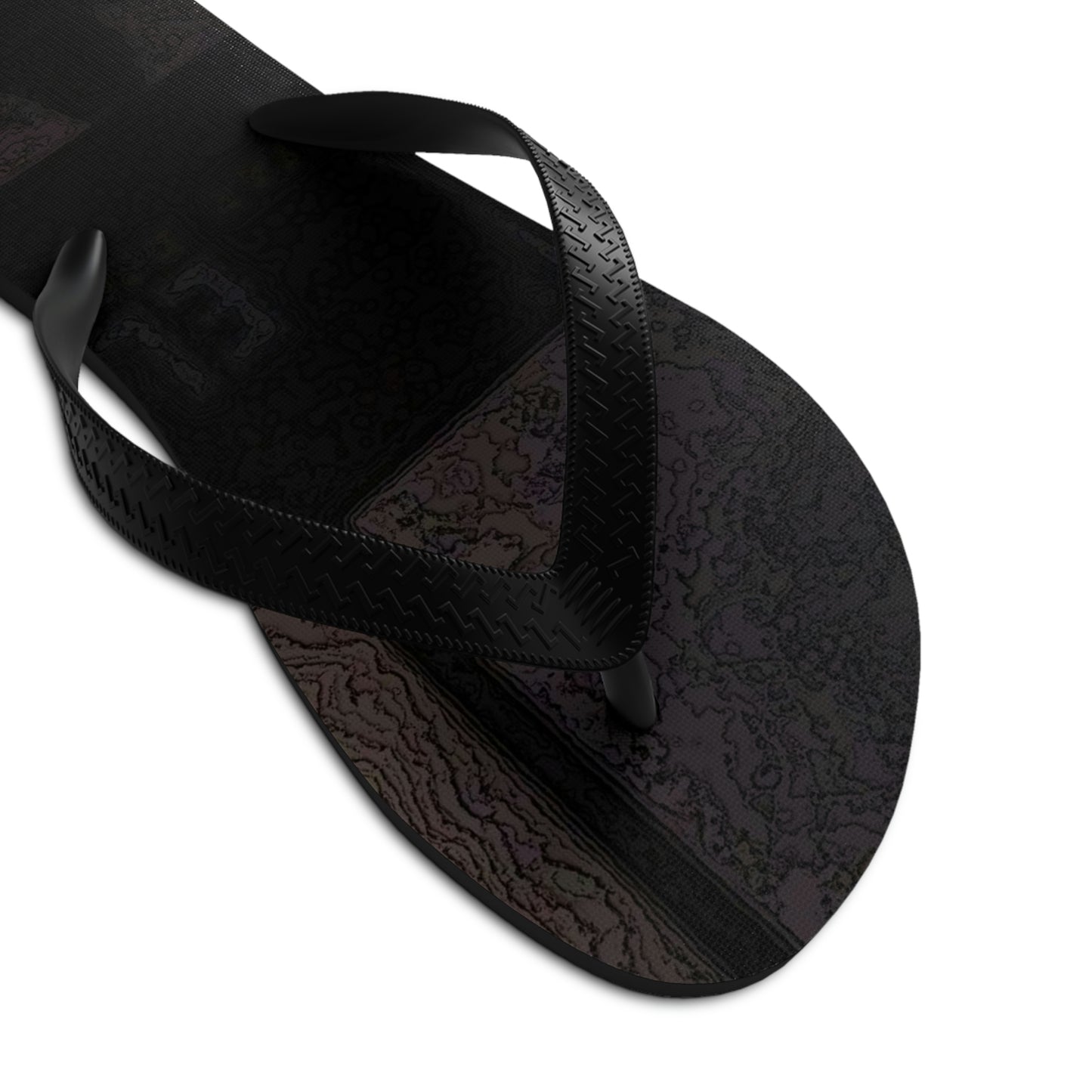 Unisex Flip-Flops ... Car Approaches From The Stern ... Moon Ascendary From The Bow ... "Two Friendly Travellers On A Cold Night Near Elk City" ... C