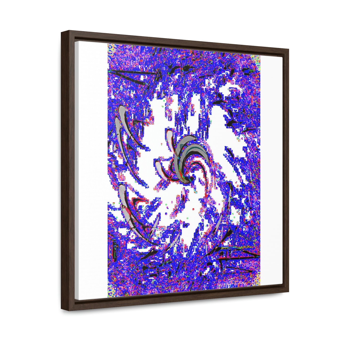 Gallery Canvas Wraps, Square Frame ... "Waning Moon" ... Central Idaho ... October 2022 ... Rendering Time: 22 Hours ... Original Works ...