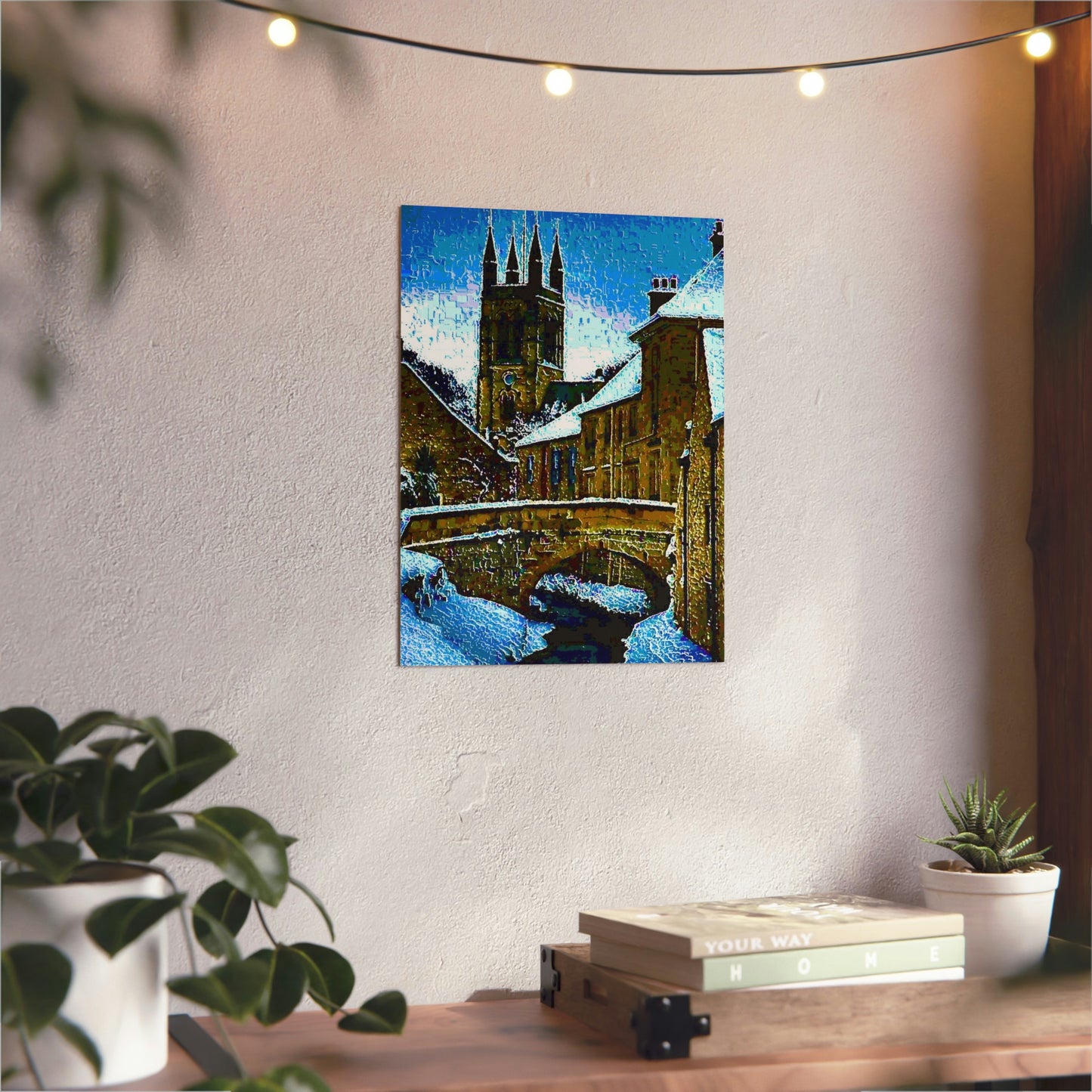 Aluminum Composite Panels ...  A Bridge, A Canal, A Cathedral_2 ... "To Stroll Over-Through-And-By" ... Central England: Circa 2005 ... Original Works ...