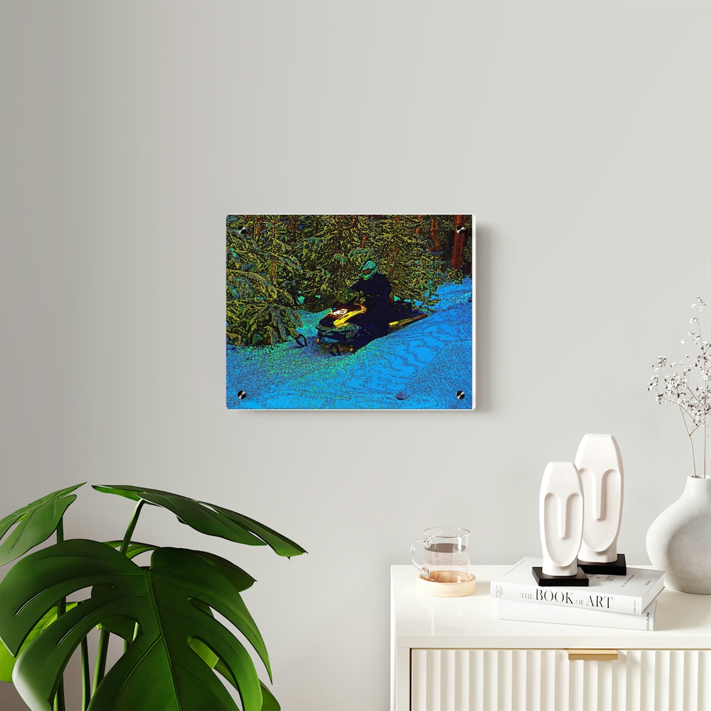 Acrylic Wall Art Panels ... Yep ... "Another Day ... Riding Through The Wilderness ... " ... February 2023 ... Original Works ...