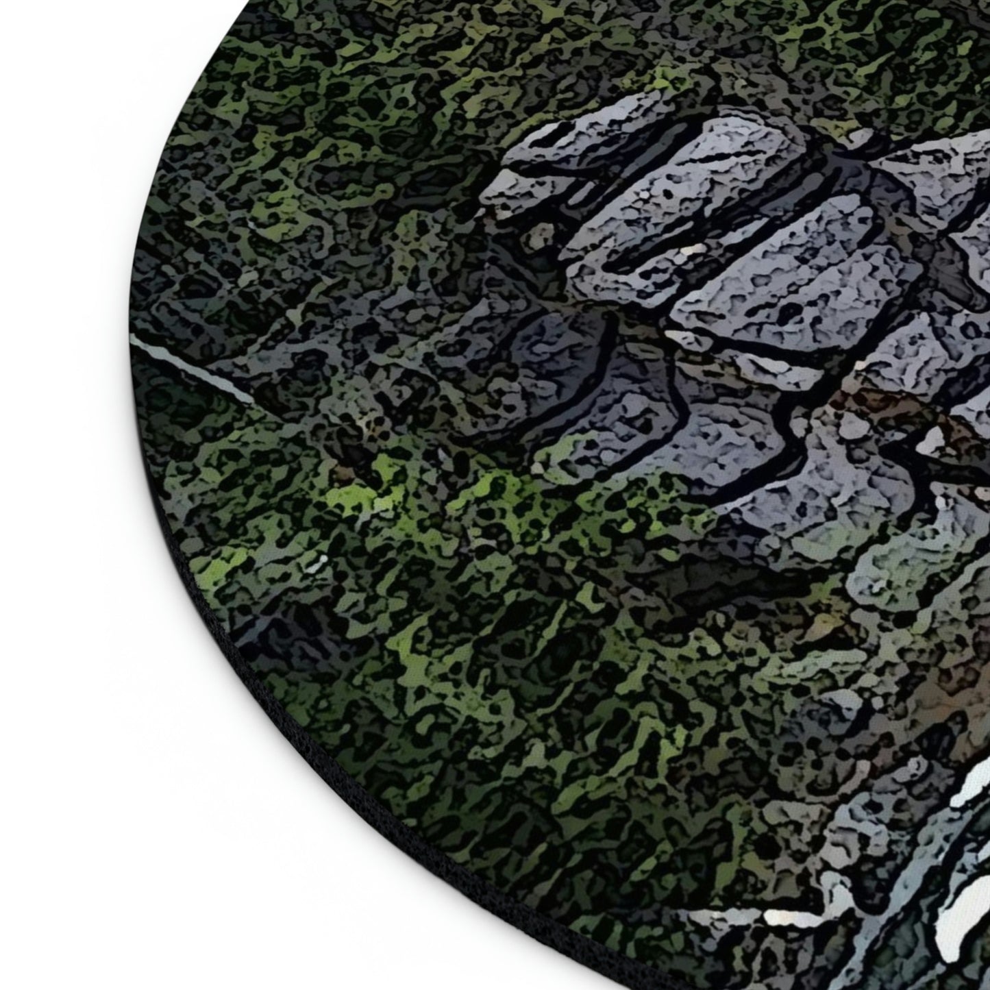 Mouse Pad ..."I Am Innocent" ... Tricky-Dick Immortalized ... Nixon Rock: Along The River ... Central Idaho, Summer 2020 ... Original Works ...