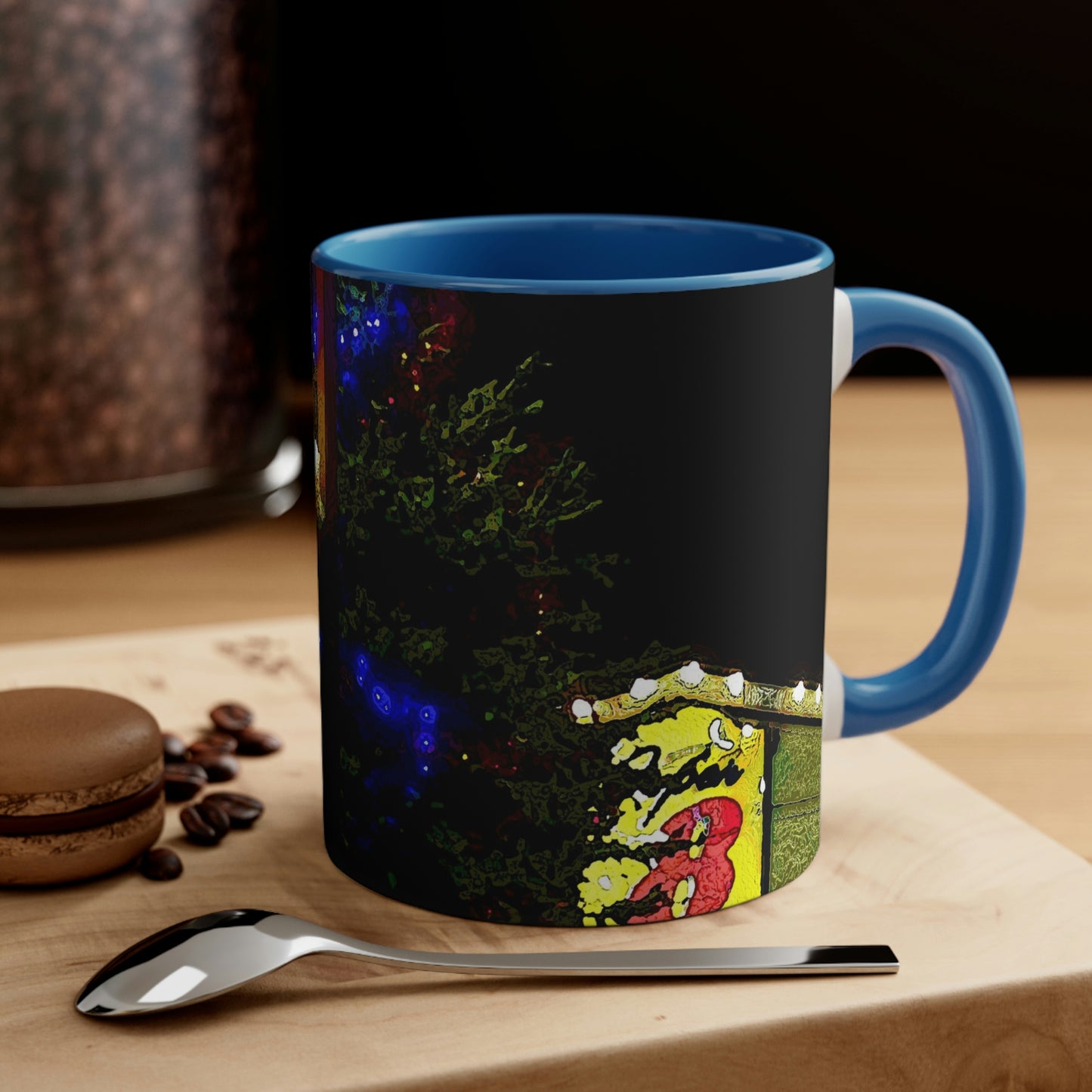 Accent Coffee Mug, 11oz ... A Very Nice Super-8 'On The Praire' ... Grangeville, Idaho ... Jan23 ... Original Works ...