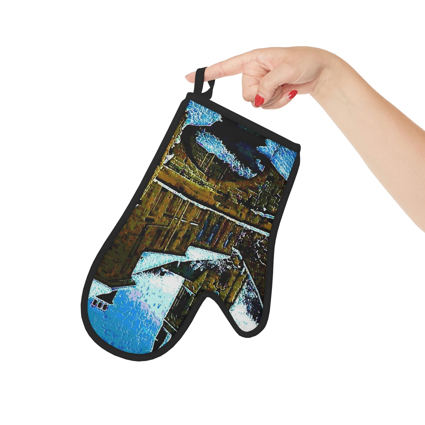 Oven Glove ...   Walikng The Streets & Alleys ... 'Strolling The Canals ... '  ... Original Works  ...