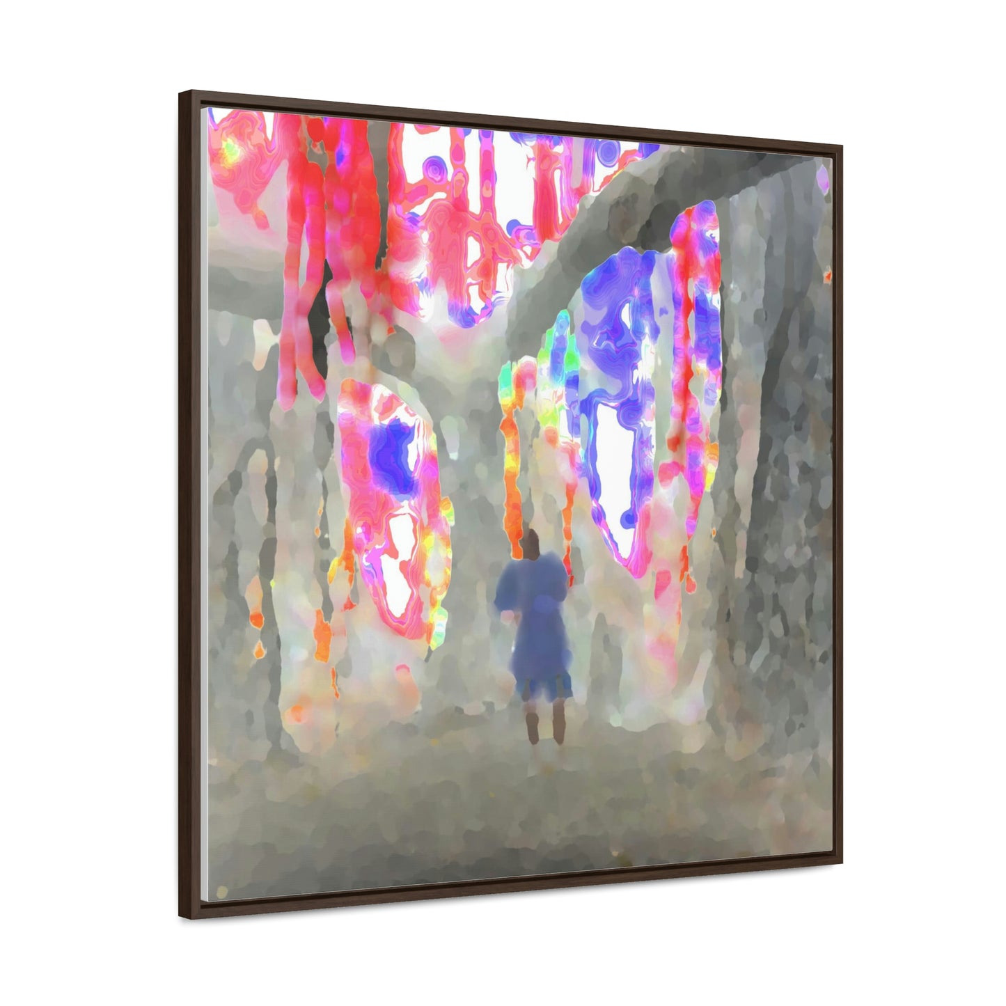 Gallery Canvas Wraps, Square Frame ... 'More' ... Jesuit Philosophy ... "In The Polynesian Banyans ..."