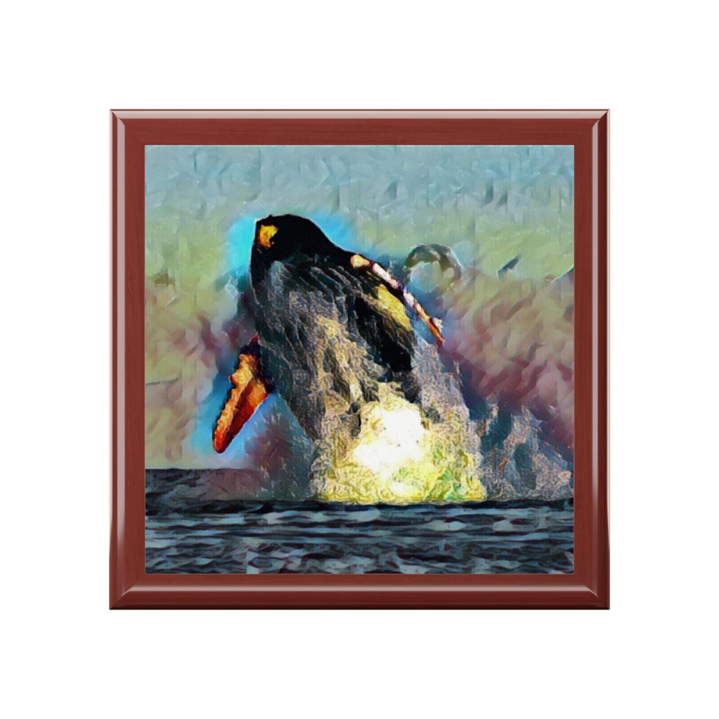 Jewelry Box ... An Extraordinary Humpback Breach ... 'With Explosive Energy' ... Family Archives (KPH) ... Circa: 21st Century. Maui, HI ... Original Works ...