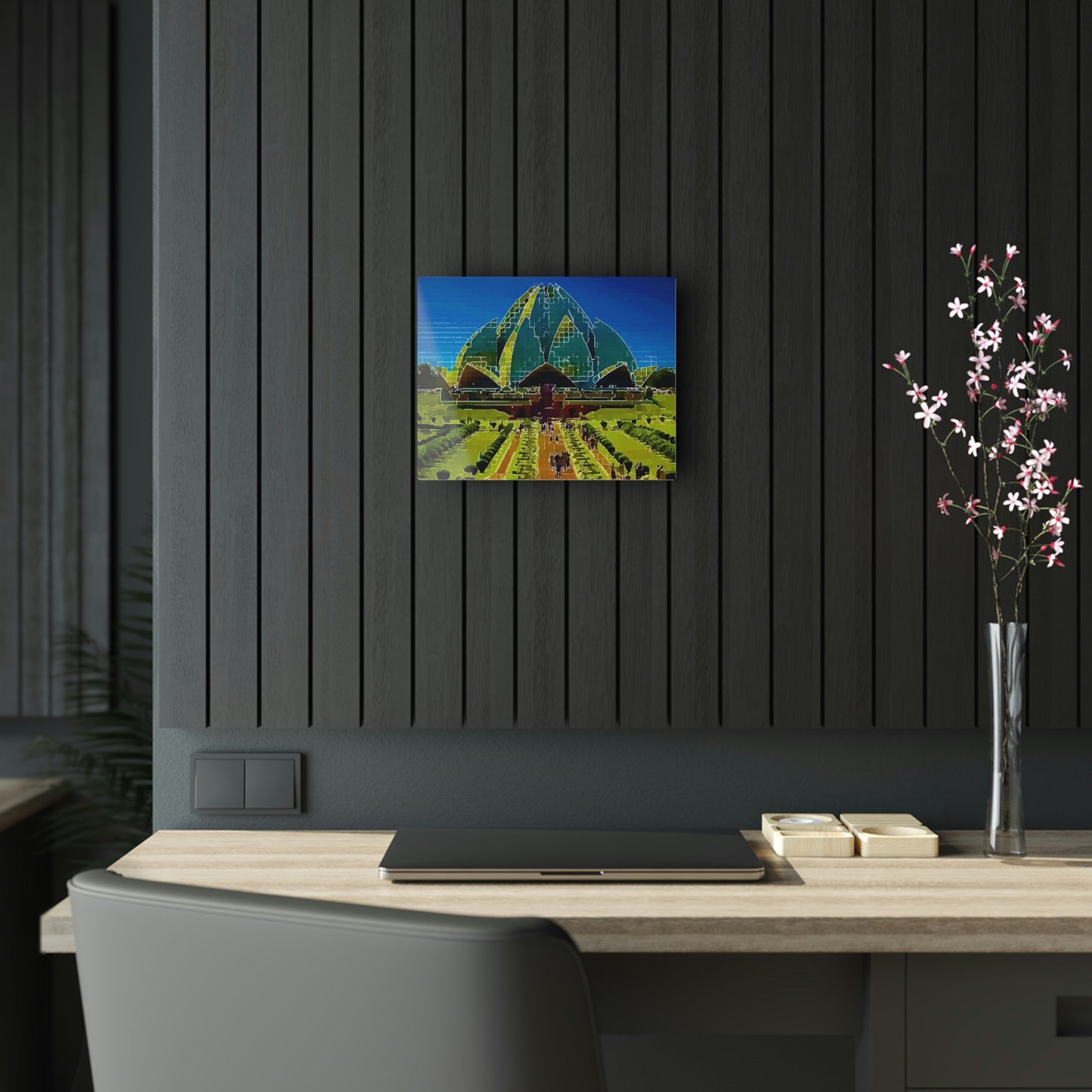 Acrylic Prints ... 'Bahai'i House-Of-Worship' ... "Lotus Temple: Delhi, India, 2008" ... Original Works ...