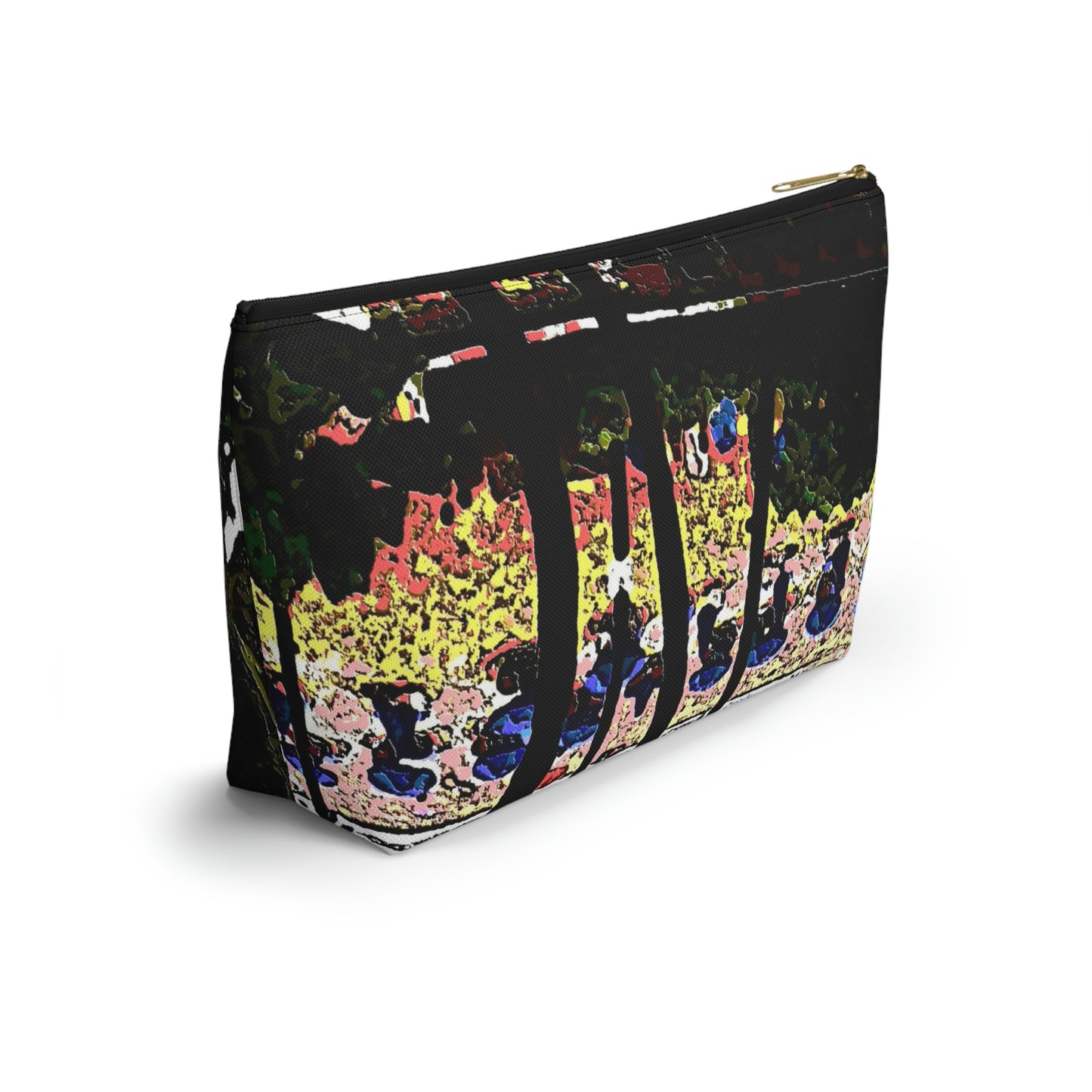 Accessory Pouch w T-bottom ... "A Beautiful Beach Amongst The Palms" ... The Outrigger Waikiki, Honolulu, Oahu ... Original Works ...
