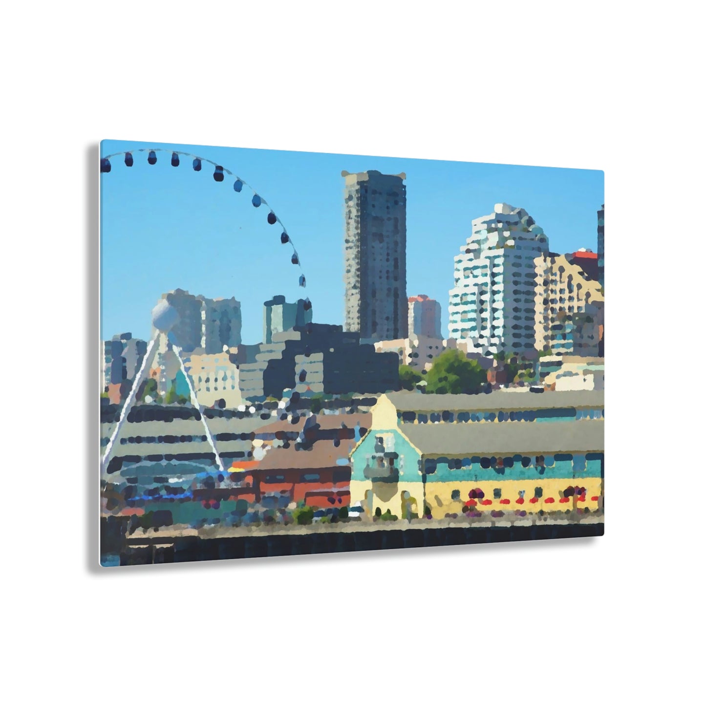 Acrylic Prints ... That Classic Wheel ... 'Seattle's Wheel' ... & Old Classic Waterside Vendors ...  'Family Archives' ... Original Works ...
