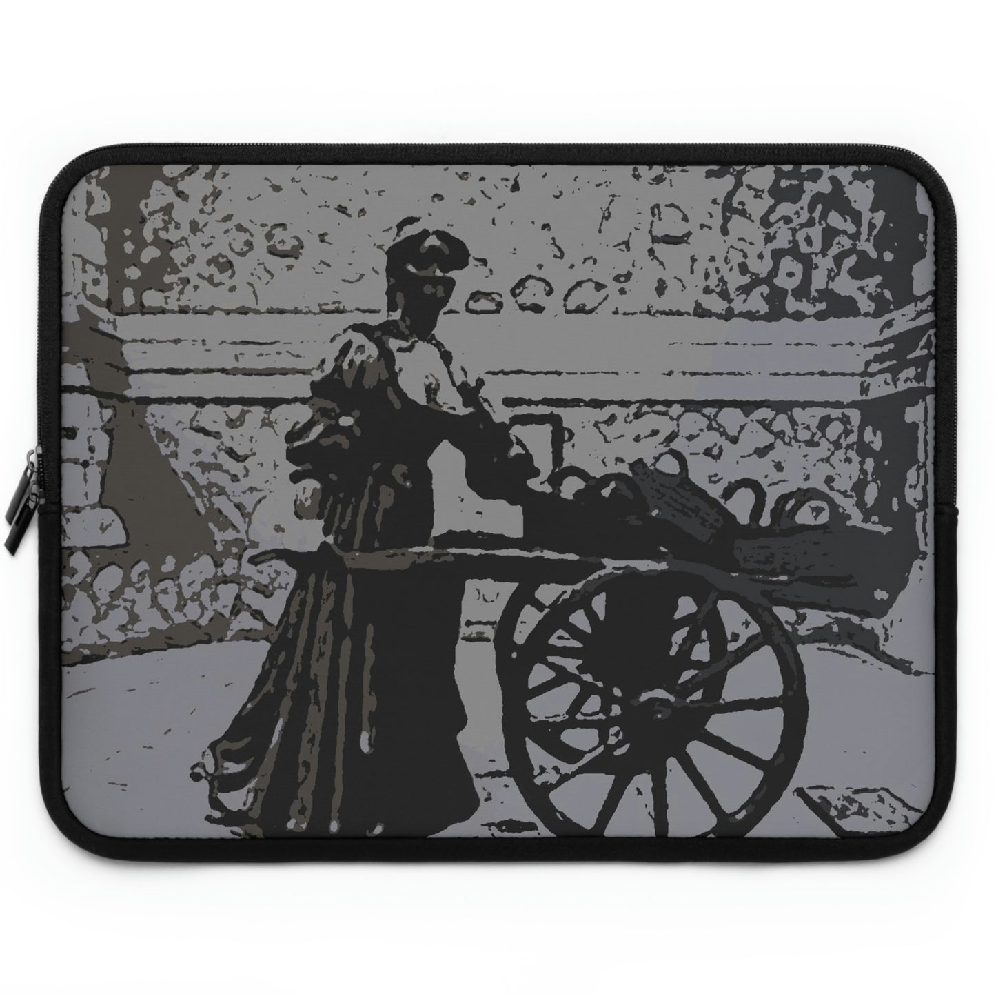 Laptop Sleeve ... Dublin's "Molly Malone Along Grafton Street" ... Cryin' Cockels & Muscles Alive-Alive-Oh ... Circa 2003 ... Original Works ...