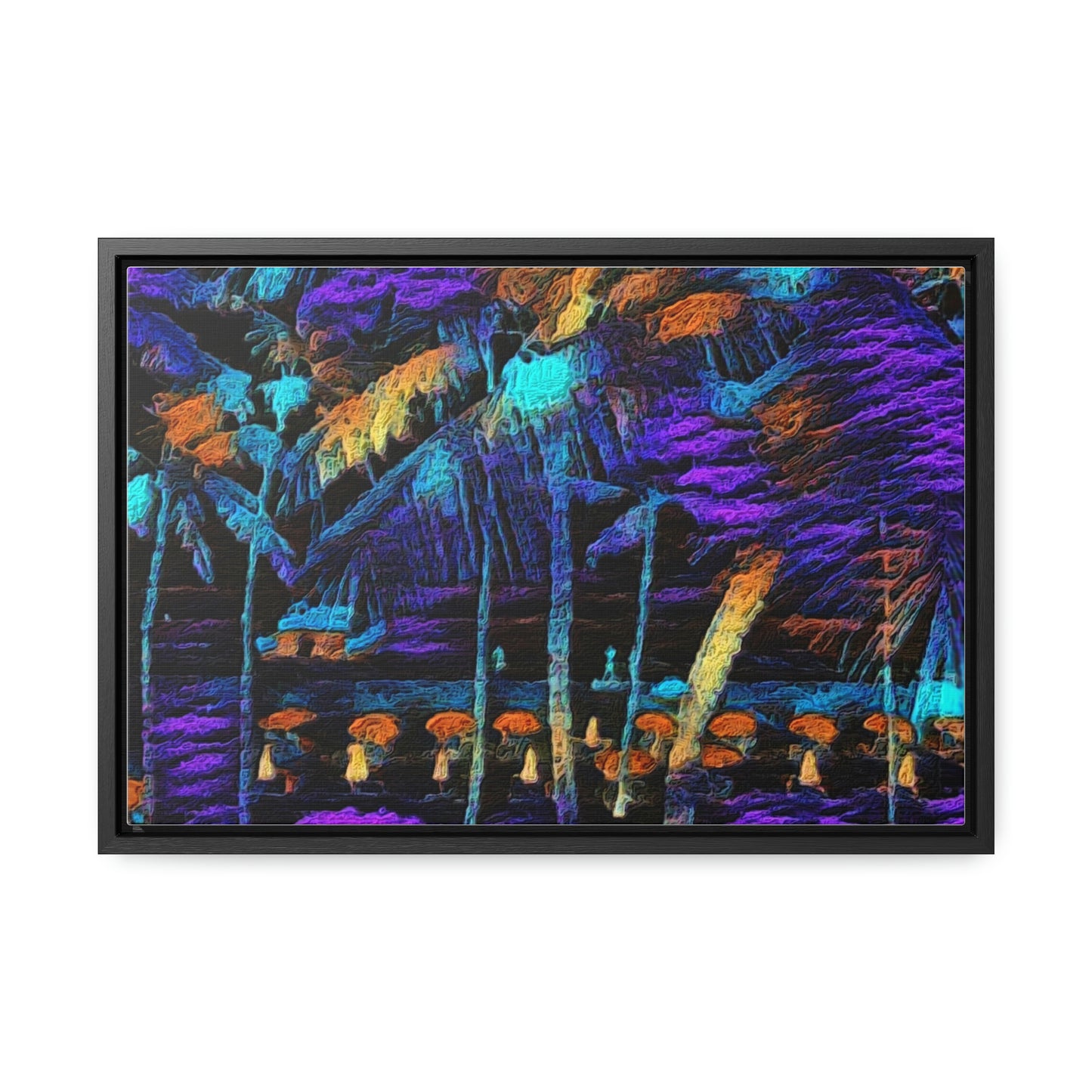 Gallery Canvas Wraps, Horizontal Frame ... "The Royal Hawai'ian: Waikiki Beach_Beach" ... Honolulu, HI ... Ocotber 2014 (Halloween) ... Original Works ...