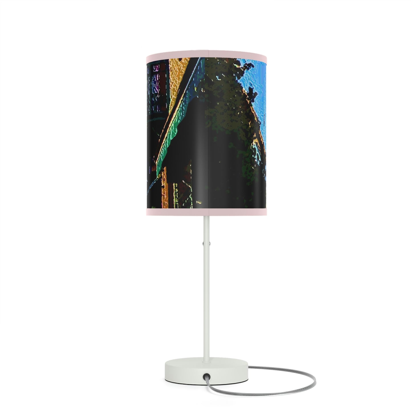 Lamp on a Stand, US|CA plug ...  Pioneer Square & Smith Tower ... 'That World Famous View' ... Colleague Supplied Photo ... Original Works ...