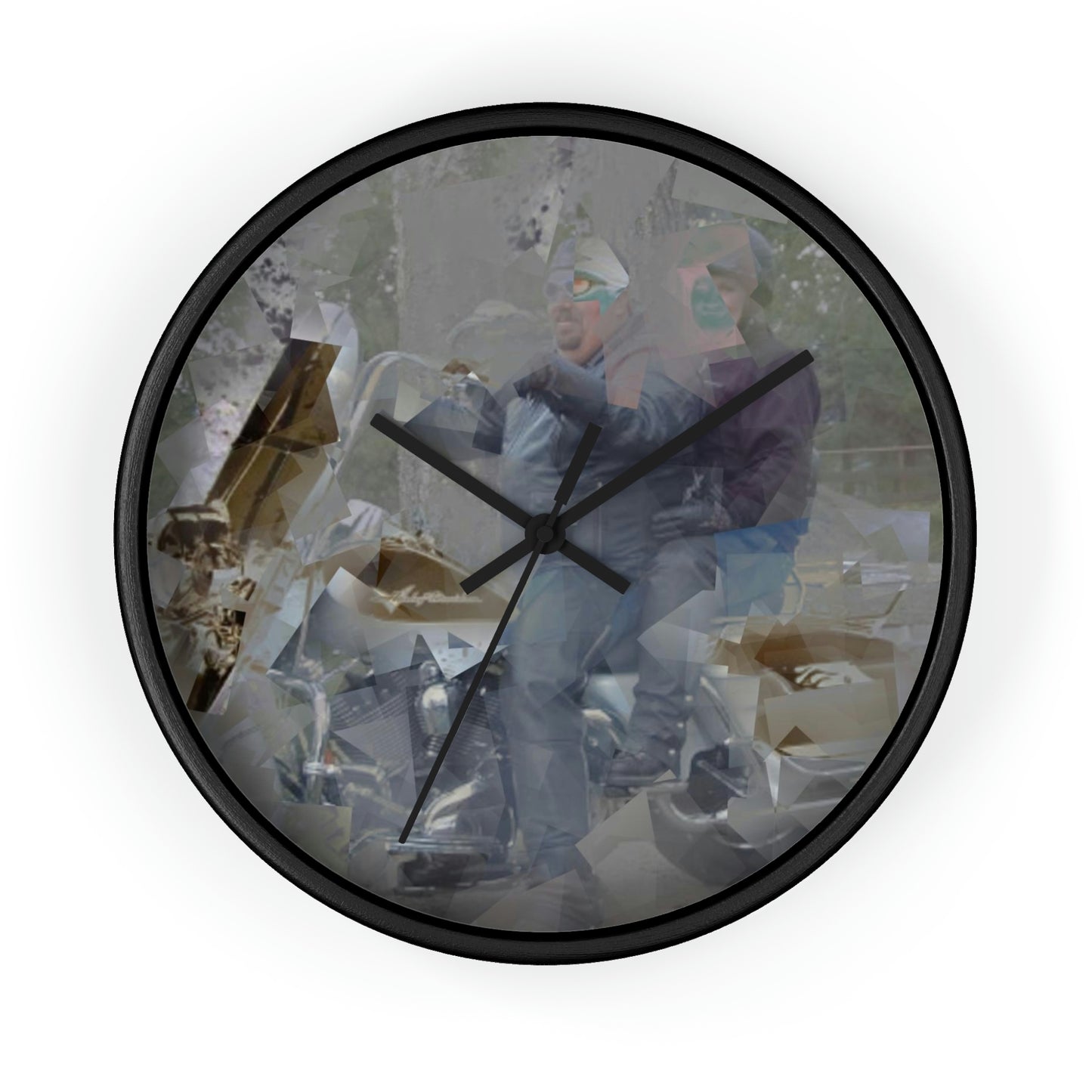 Wall clock ... The Open Road Beckons ... "Harley 'D' Yearnings ..."  Original Works ...
