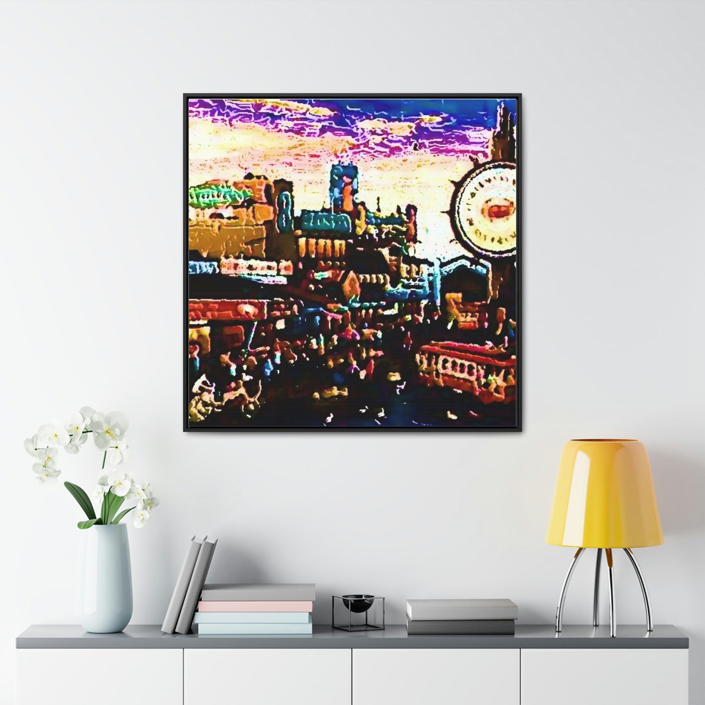 Gallery Canvas Wraps, Square Frame ... "No.9 Fishermen's Grotto - Fishermen's Wharf, SF, California" ... Family Archives: 1970's ... Original Works ...