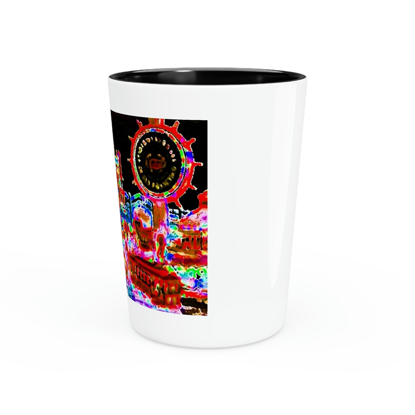 Shot Glass ... "No.9 Fishermen's Grotto - Fishermen's Wharf, SF, California" ... Family Archives: 1970's ... Original Works ...
