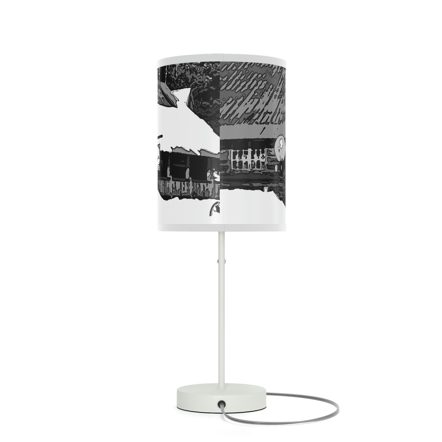 Lamp on a Stand, US|CA plug ... A Beautiful Lodge & Back-Country Outfitter In A Mountain Town ... 'Dixie, Idaho, November 2022' ... Original Works ...