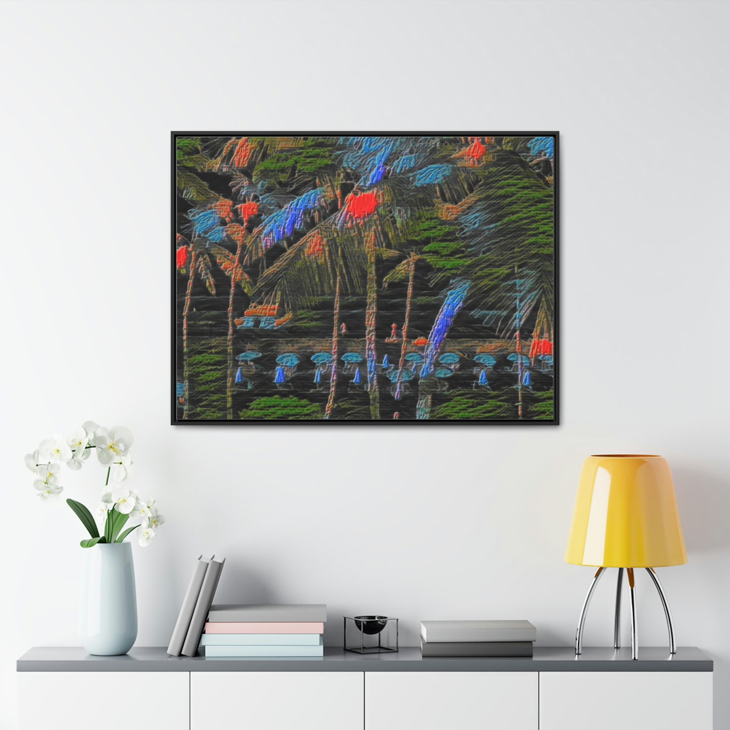 Gallery Canvas Wraps, Horizontal Frame ... "The Royal Hawai'ian: Waikiki Beach_Beach" ... Honolulu, HI ... Ocotber 2014 (Halloween) ... Original Works ...