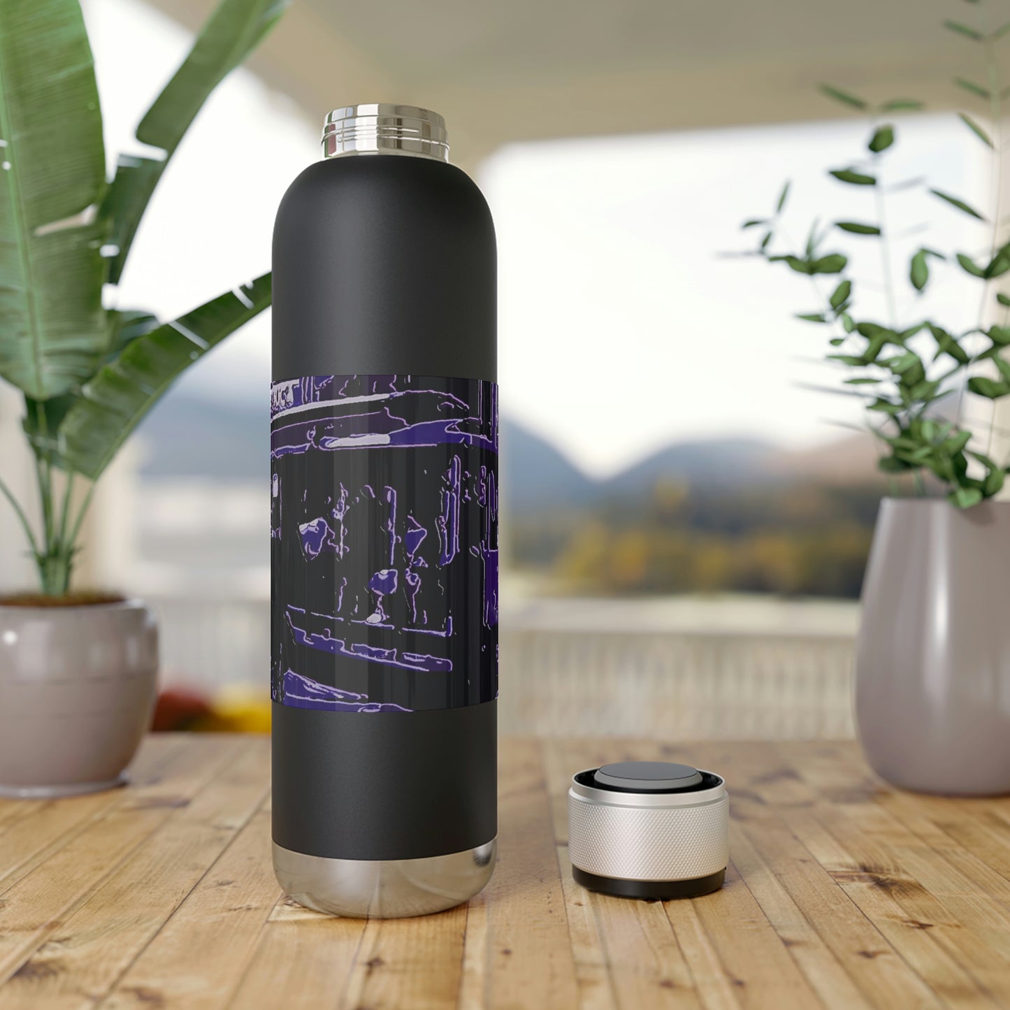 Soundwave Copper Vacuum Audio Bottle 22oz ... San Francisco ... 'Rice-A-Roni-A-San Francisco Treat' ... "A Cable Car Classic" ... Family Archives: 1973 ... Original Works ...