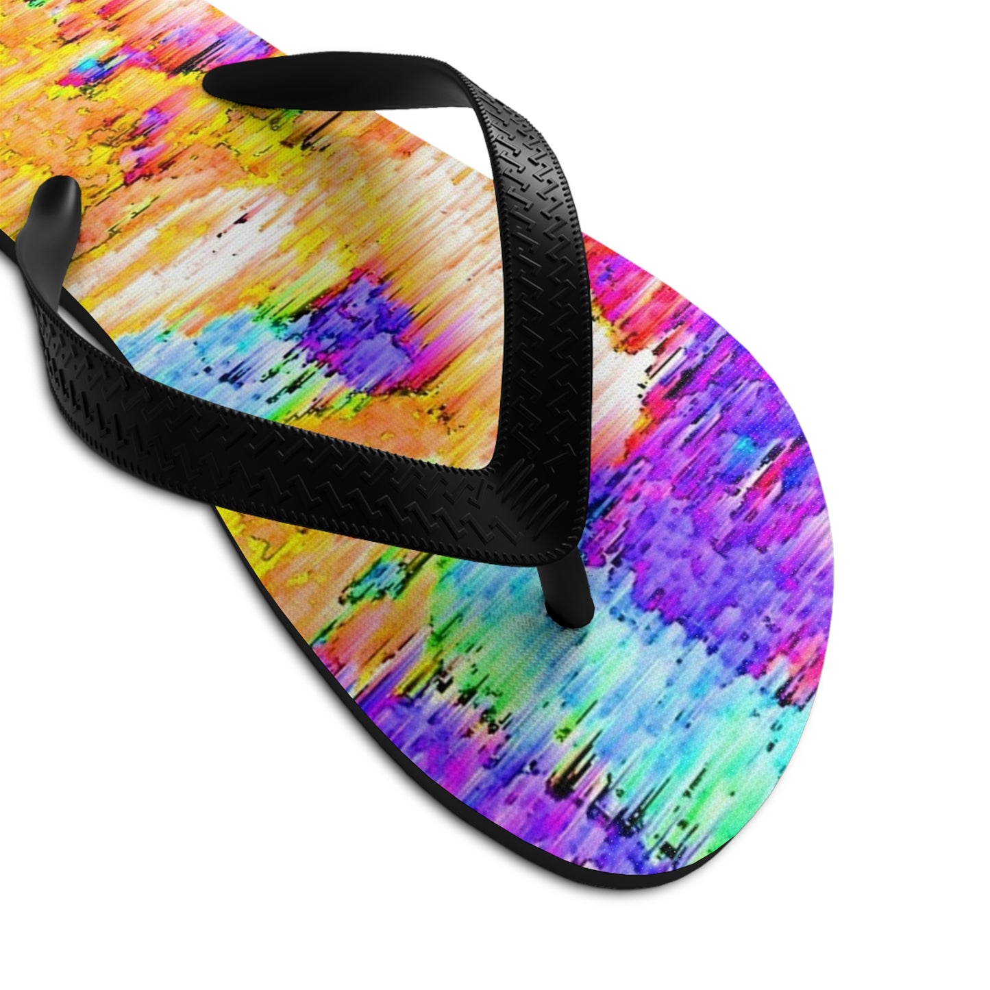 Unisex Flip-Flops ... "And 'I' Left His Dead A_s There By The Side-of-The-Road" ... Original Works ... (Grateful Dead: Me-And-My-Uncle)