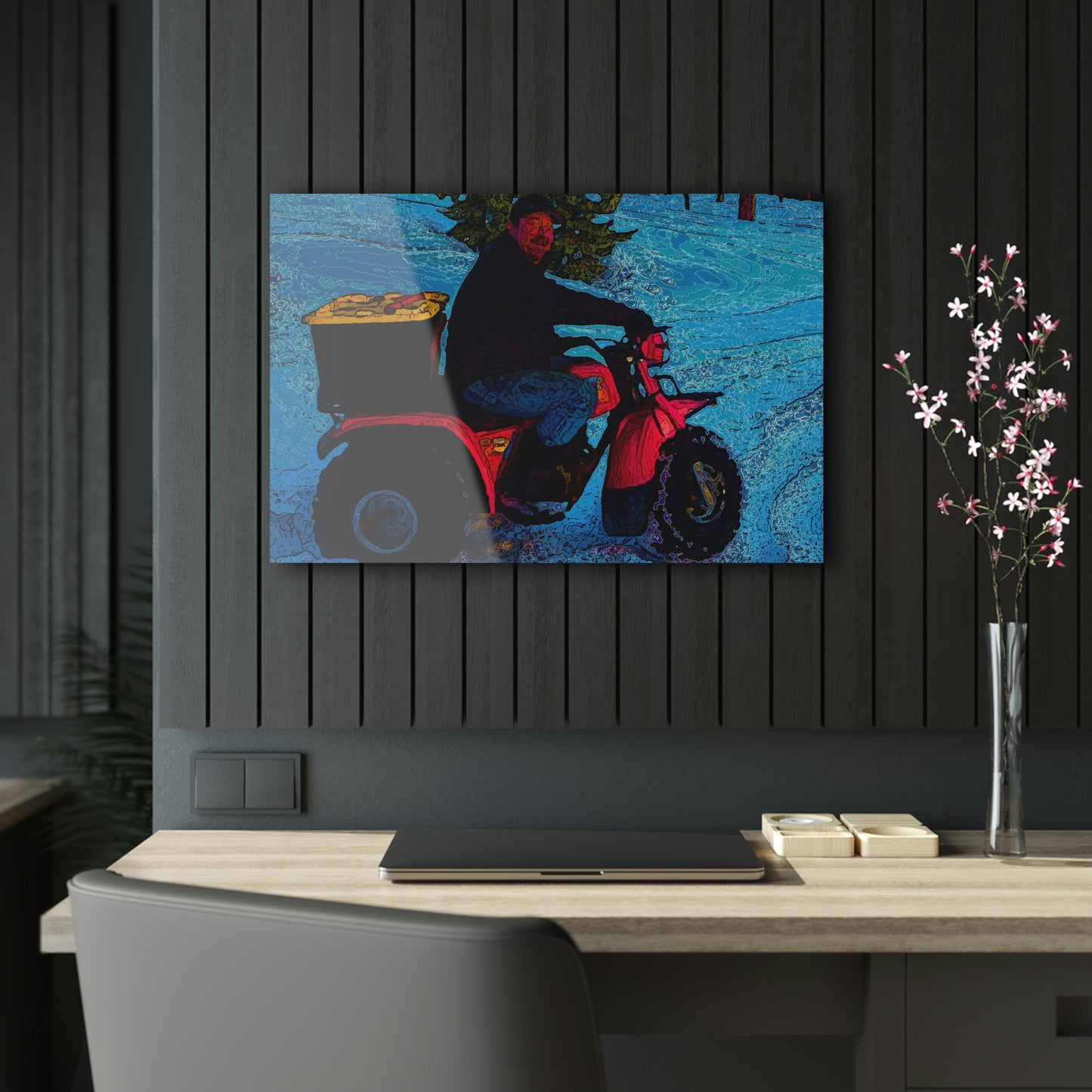 Acrylic Prints ... There's 2-Wheelin ... There's 4-Wheelin ... 'And-Of-Course' ... "There's 3-Wheelin-In-The-Snow" ...  Original Works ...