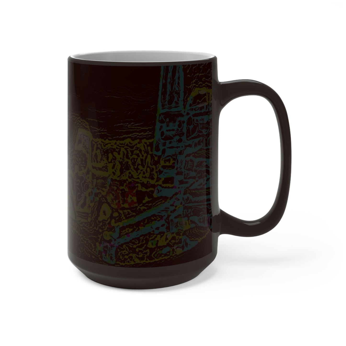 Color Changing Mug ... "Snow Vehicle In Snow Storm At-Rest" ... Circa 12Mar23 ... Central Idaho ... 18-Hours Rendering Time: Original Works ...