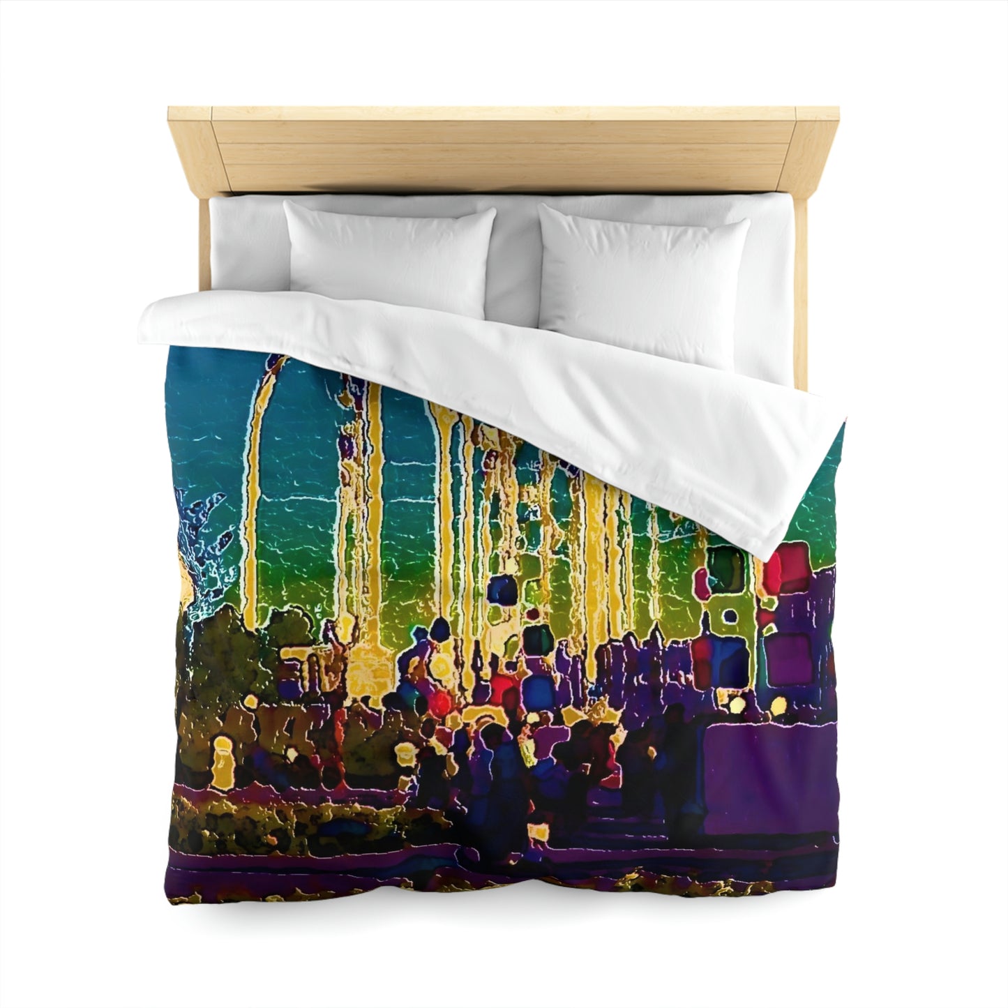 Microfiber Duvet Cover ... "Arches 'Like-No-Other' ... " Seattle World's Fair: 1962. A Family Original ...