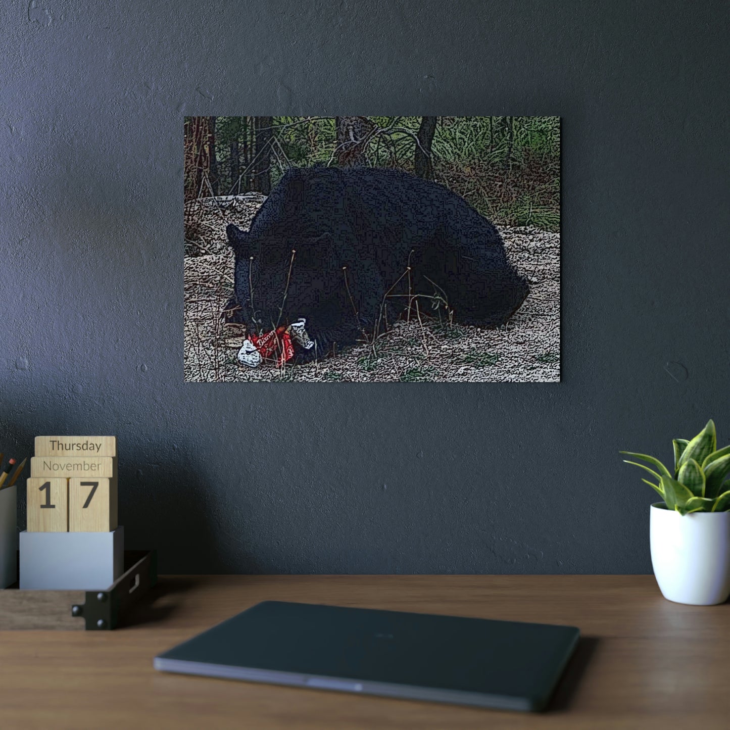 Aluminum Composite Panels ... A Local 'Yogi_3' ... RCY: "Rhett Creek Yogi: 500#'s Of Hungry Black Bear" ... 28-29Sep23 ... Original Works ... Client Project-Folio ...