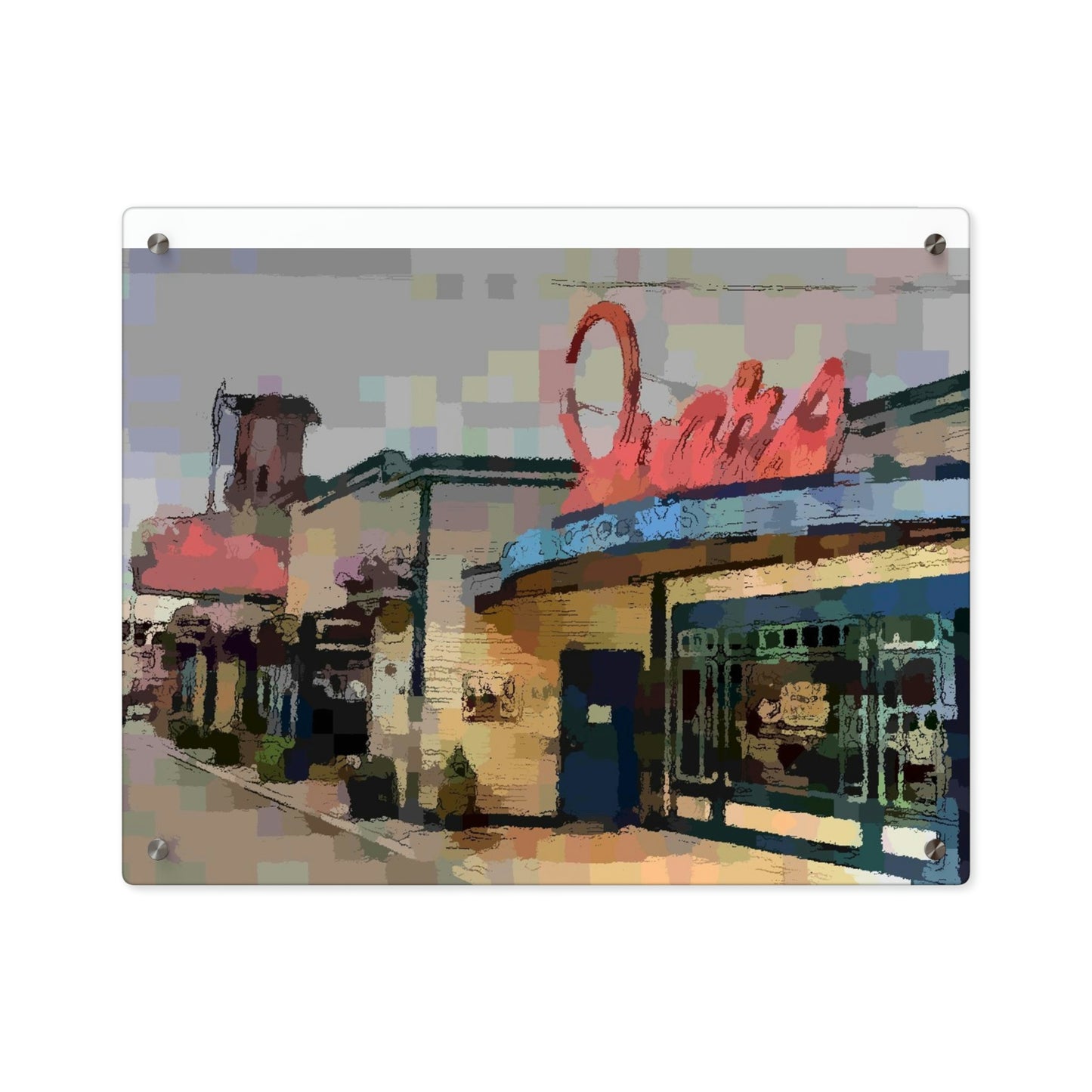 Acrylic Wall Art Panels ...  In-A-Hurry & Stressed? ... Remember: Keep "Clam" ... Clam_Happy ...  'Ivars: Seattle Waterfront' ... Personal Archives ... Original Works ...