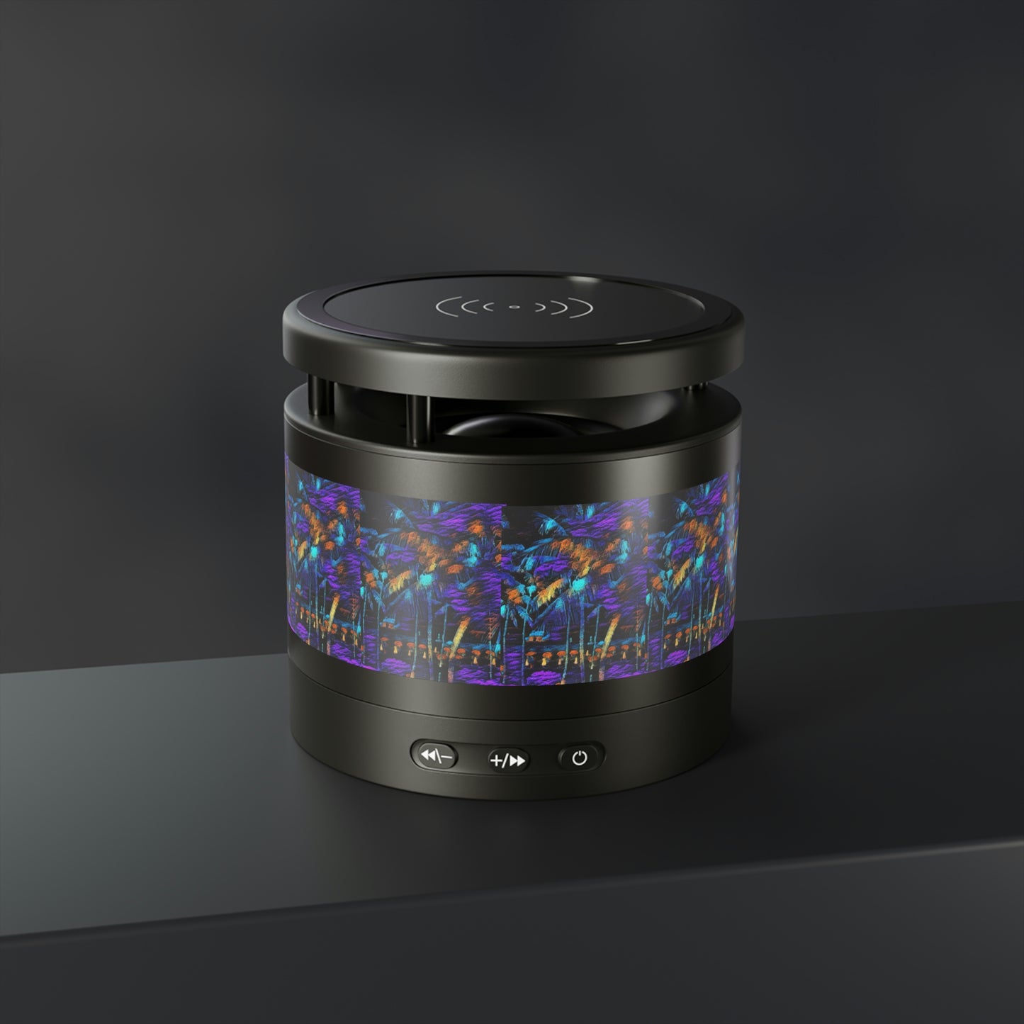 Metal Bluetooth Speaker and Wireless Charging Pad ... "The Royal Hawai'ian: Waikiki Beach_Beach" ... Honolulu, HI ... October 2014 (Halloween) ... Original Works ...