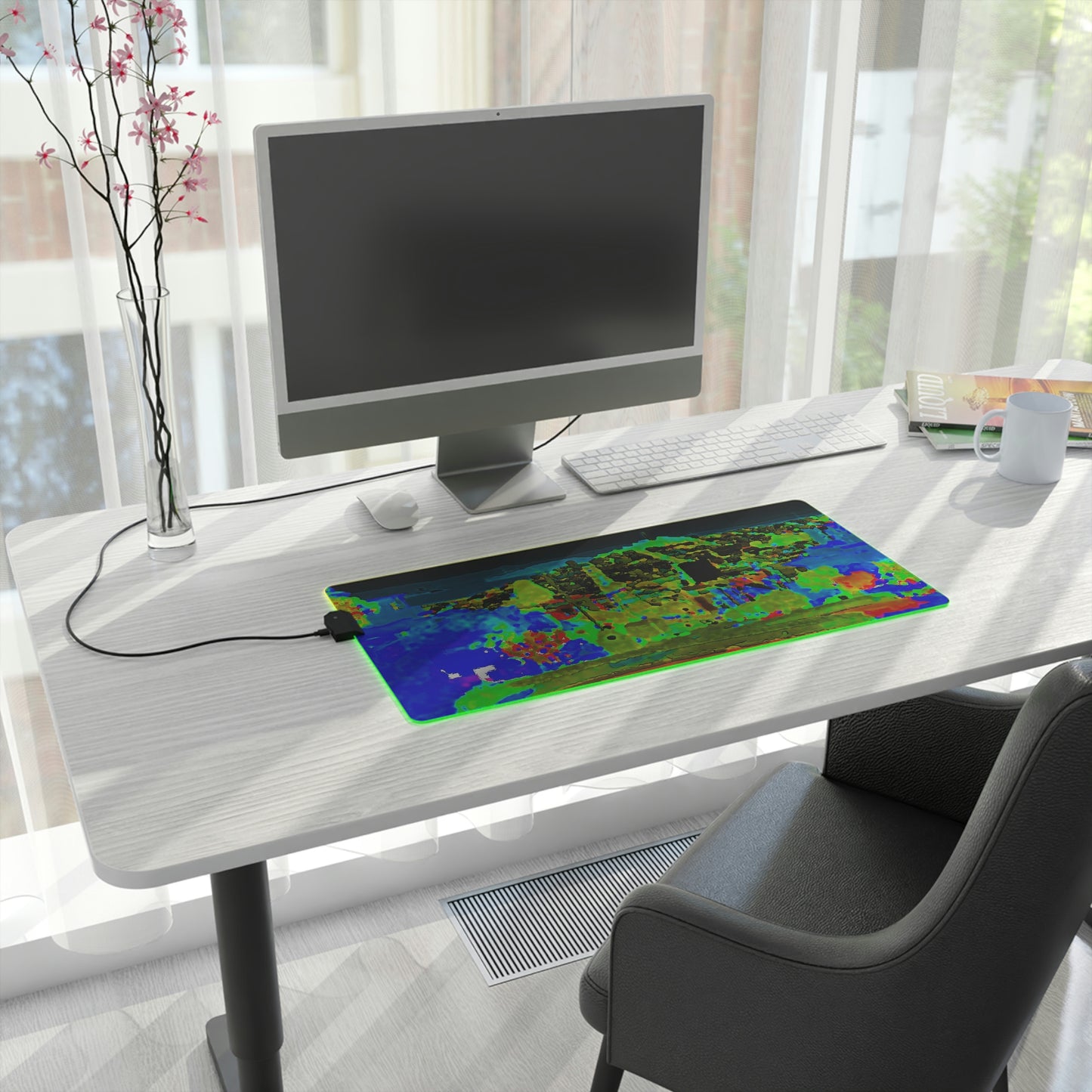 LED Gaming Mouse Pad ... "Lombard Street San Francisco, CA, USA" ... Family Archives 1970's ... Original Works ...