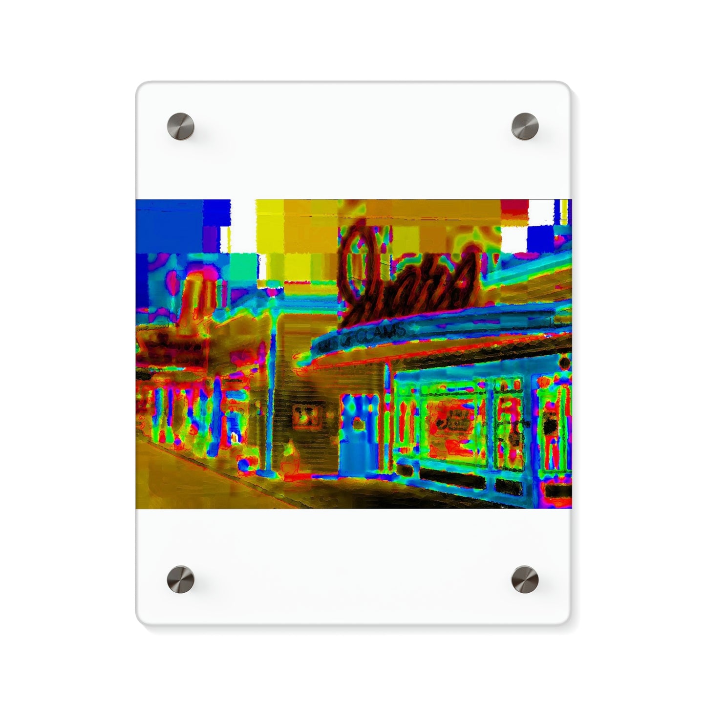 Acrylic Wall Art Panels ...  In-A-Hurry & Stressed? ... Remember: Keep "Clam" ... Clam_Happy ...  'Ivars: Seattle Waterfront' ... Personal Archives ... Original Works ...