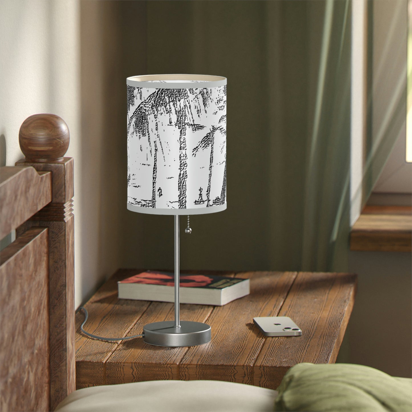 Lamp on a Stand, US|CA plug ... "The Royal Hawai'ian: Waikiki Beach_Beach" ... Honolulu, HI ... Ocotber 2014 (Halloween) ... Original Works ...