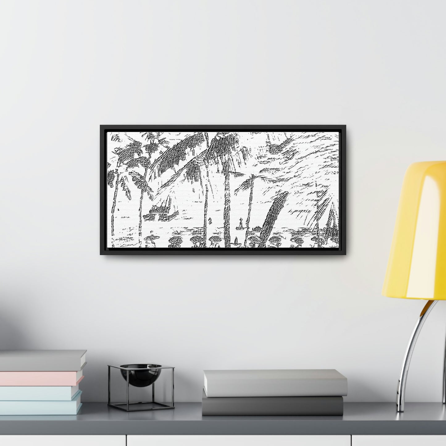 Gallery Canvas Wraps, Horizontal Frame ... "The Royal Hawai'ian: Waikiki Beach_Beach" ... Honolulu, HI ... Ocotber 2014 (Halloween) ... Original Works ...
