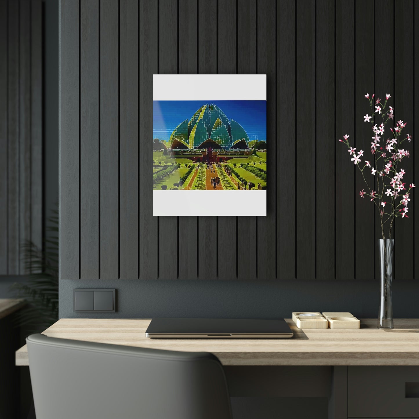 Acrylic Prints ... 'Bahai'i House-Of-Worship' ... "Lotus Temple: Delhi, India, 2008" ... Original Works ...