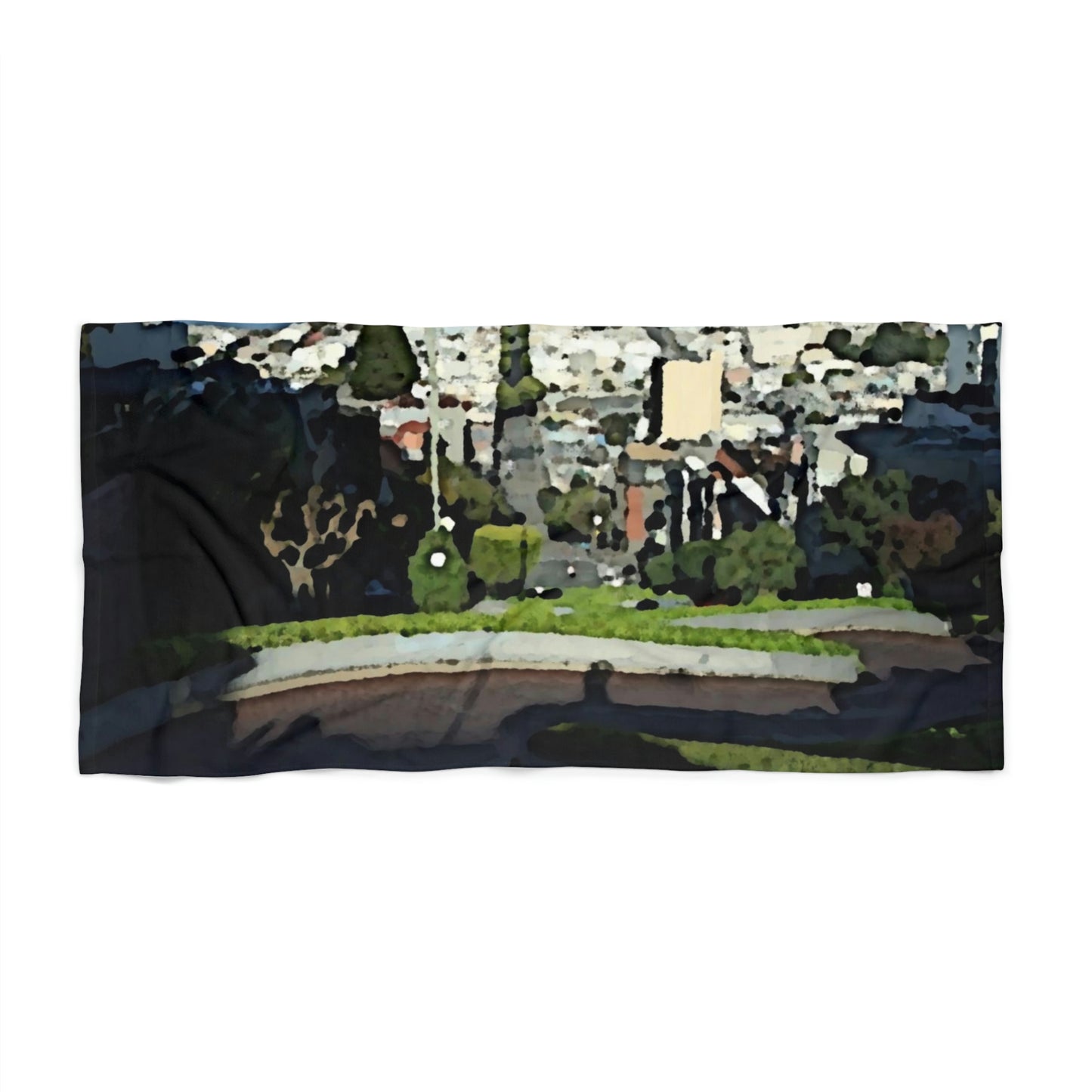 Beach Towel ... "Lombard Street San Francisco, CA, USA" ... Family Archives 1970's ... Original Works ...