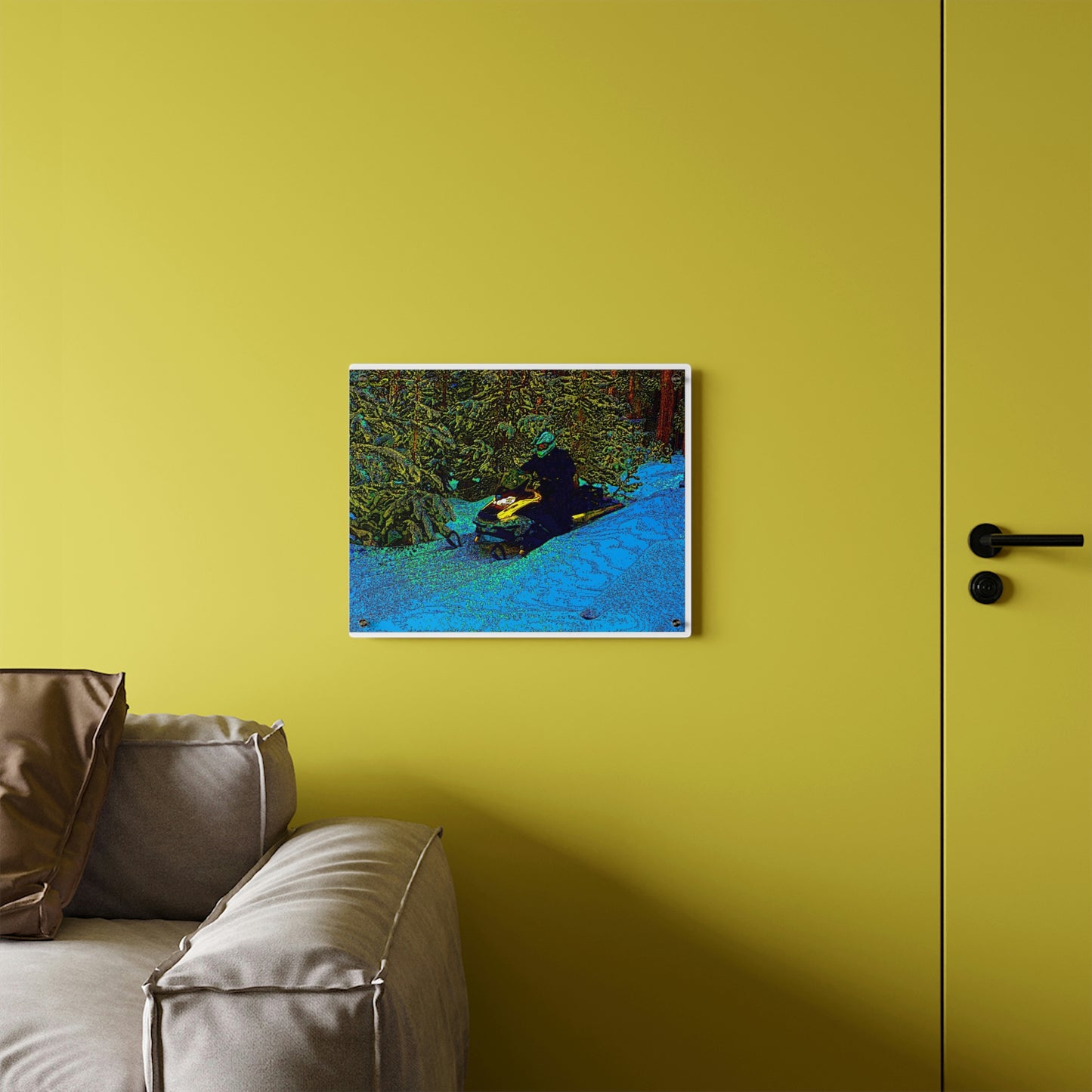 Acrylic Wall Art Panels ... Yep ... "Another Day ... Riding Through The Wilderness ... " ... February 2023 ... Original Works ...