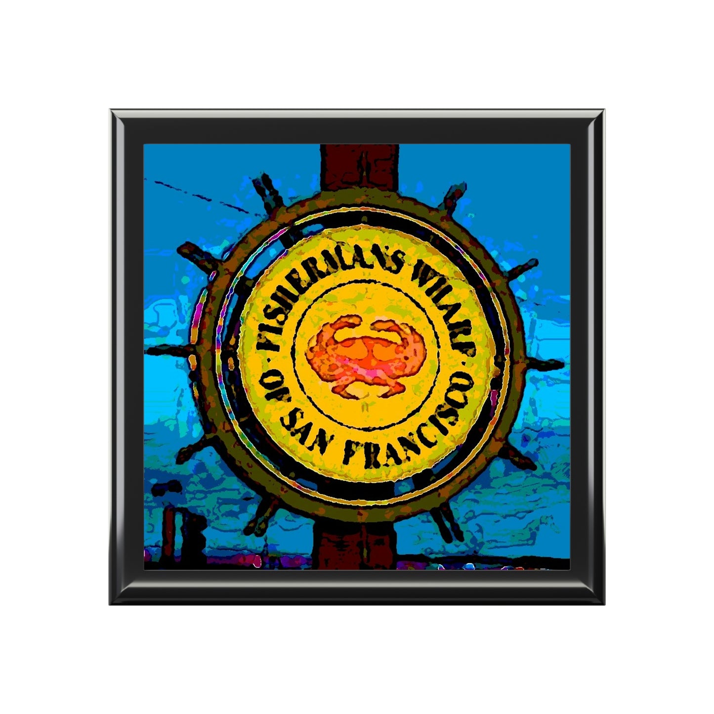 Jewelry Box ...  "No.9 Fishermen's Grotto - Fishermen's Wharf, SF, California" ... Family Archives: 1970's ... Original Works ...
